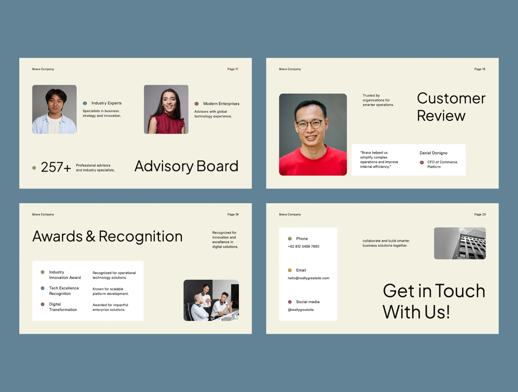 Modern Company Profile & Corporate Business Overview 2