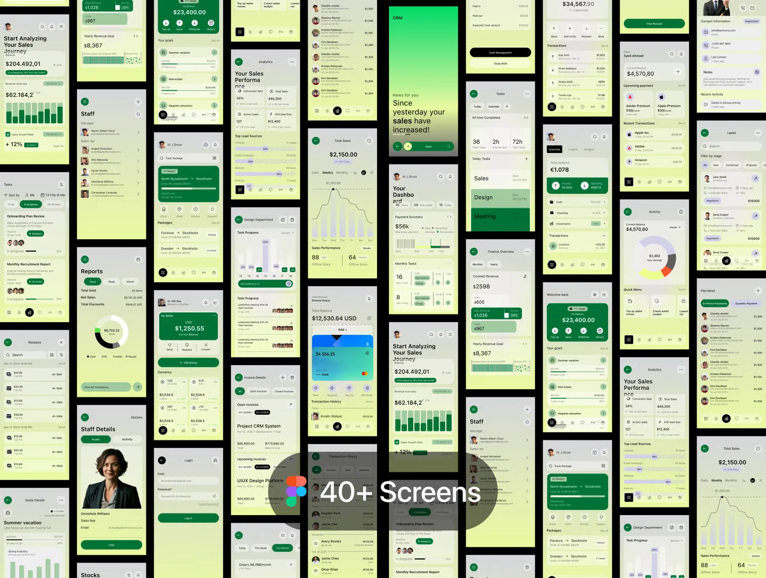 Modern CRM & Sales Management Mobile UI Kit 3