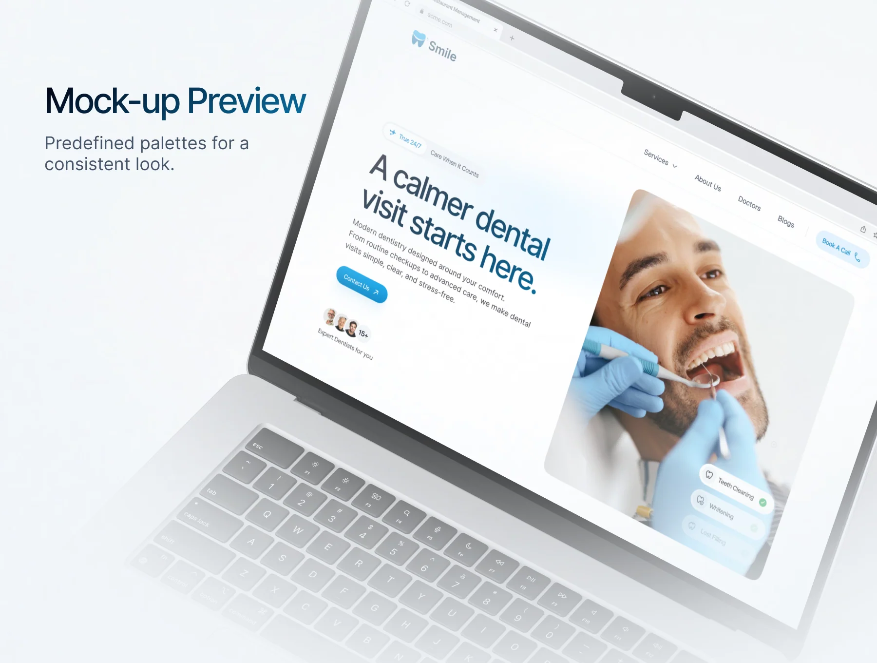 Dental Care Website UI Kit 5