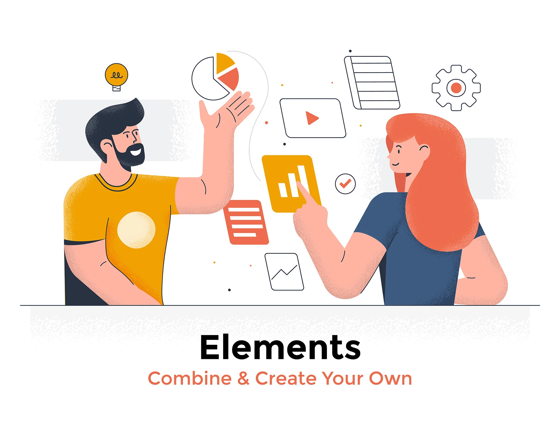 Modern Flat design People and Business concept 2