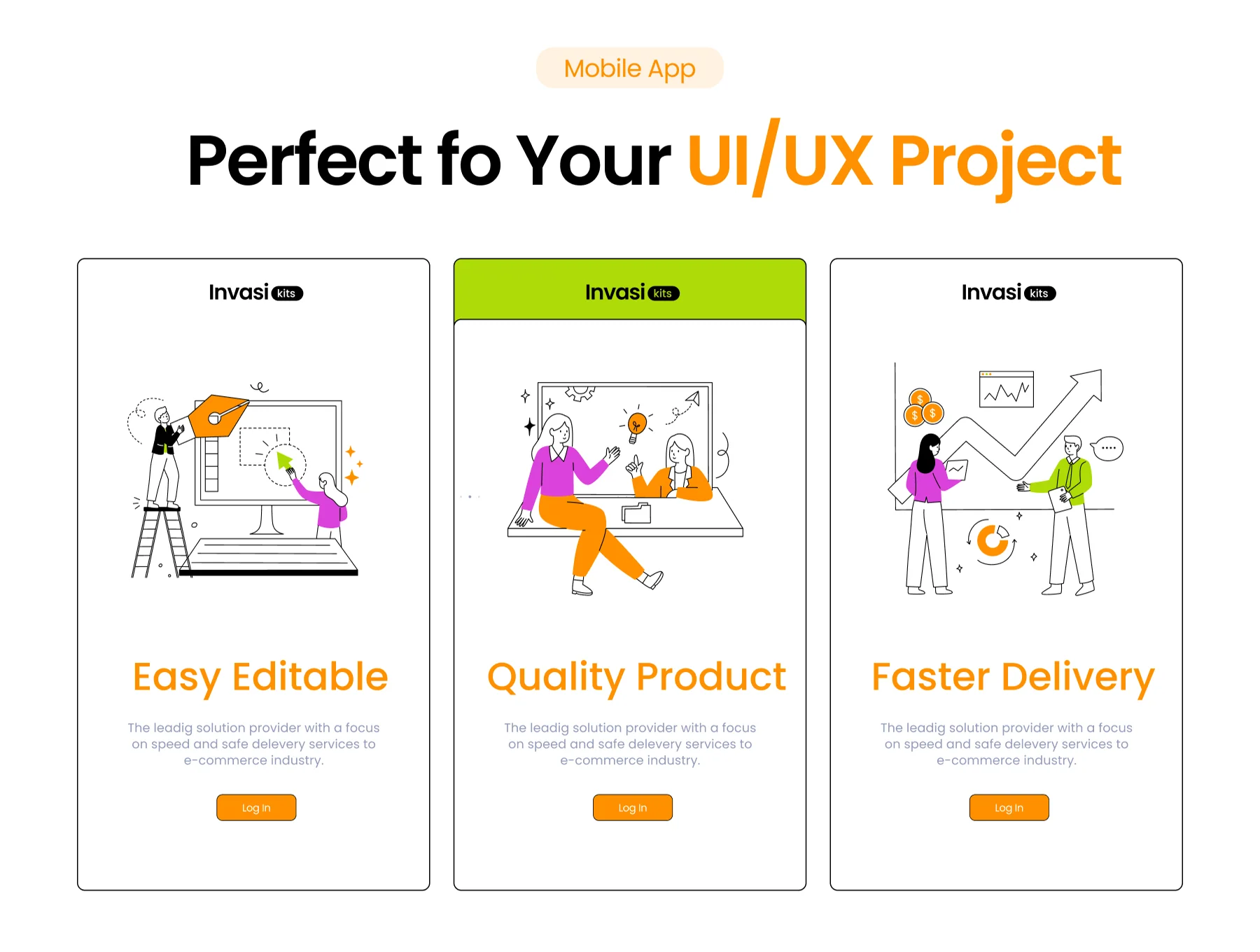 Modern Flat Illustrations of Teamwork Collaborative Projects 5