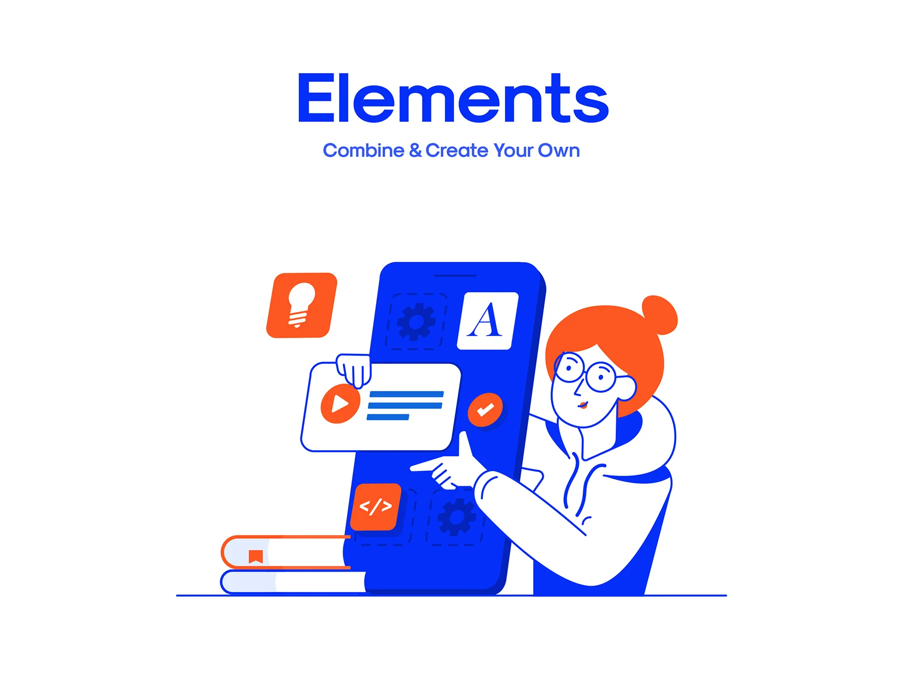 Modern Flat Line Business illustrations 2