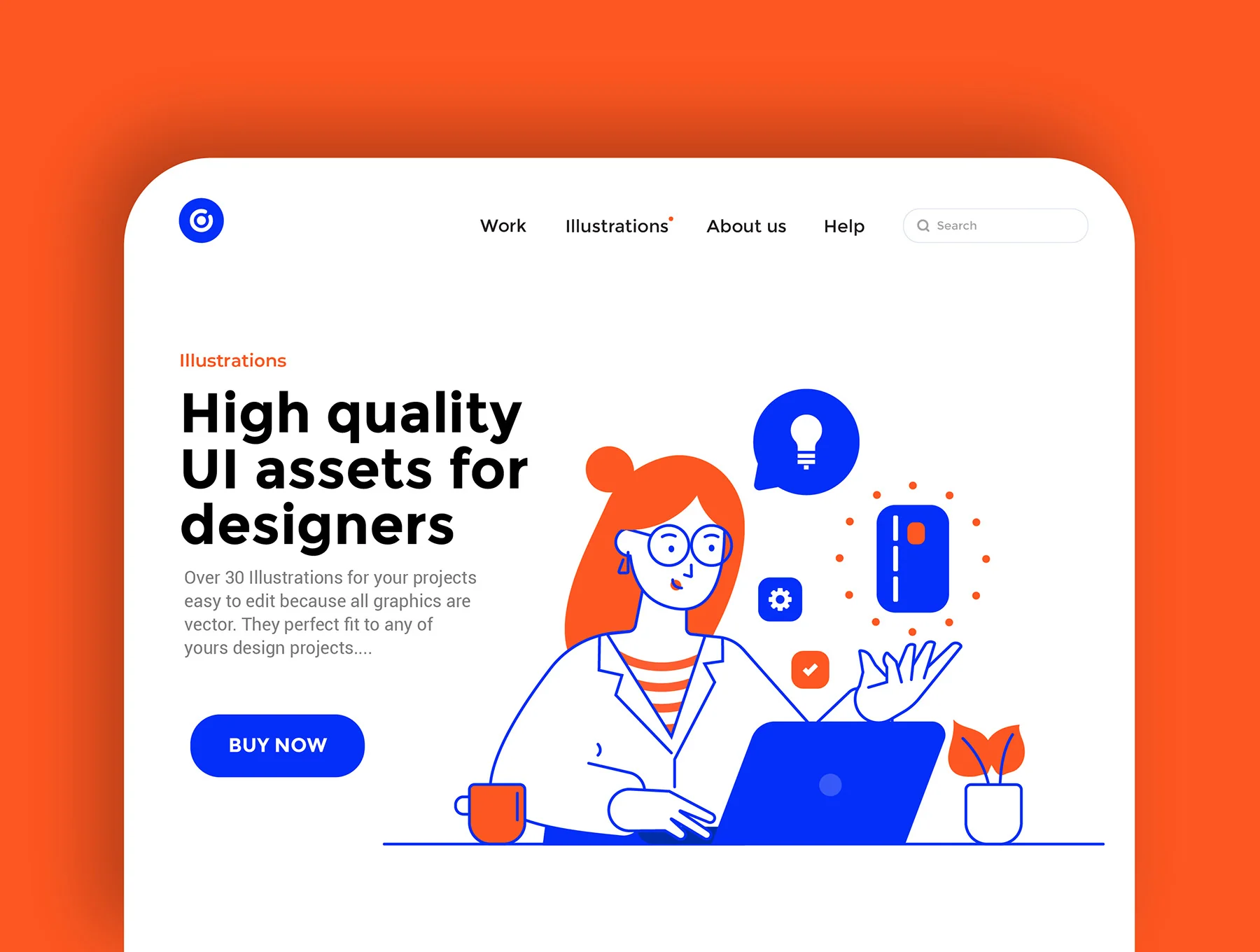 Modern Flat Line Business illustrations 3