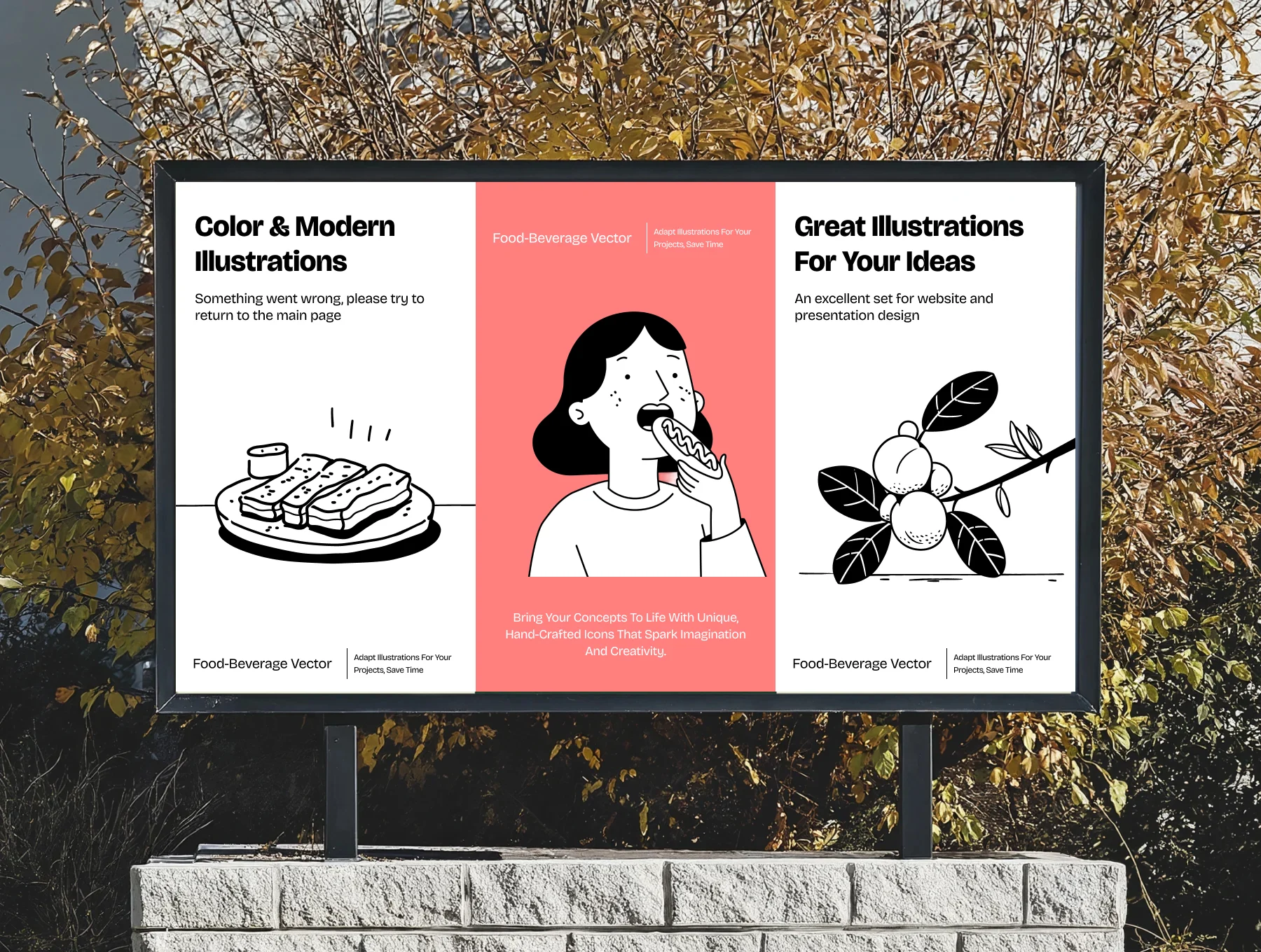Modern Food & Beverage Illustrations for Restaurant, Menu & Delivery Apps 4