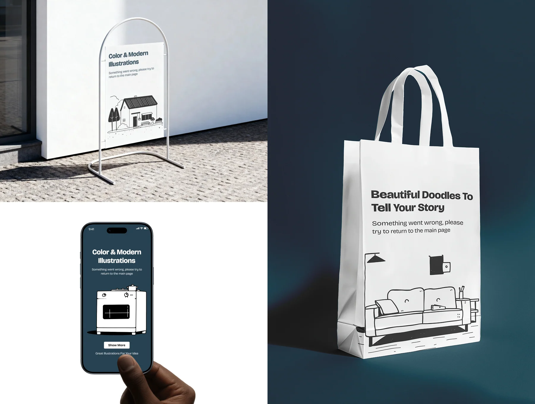 Modern Household & Everyday Objects Illustrations for Home & Lifestyle Apps 3