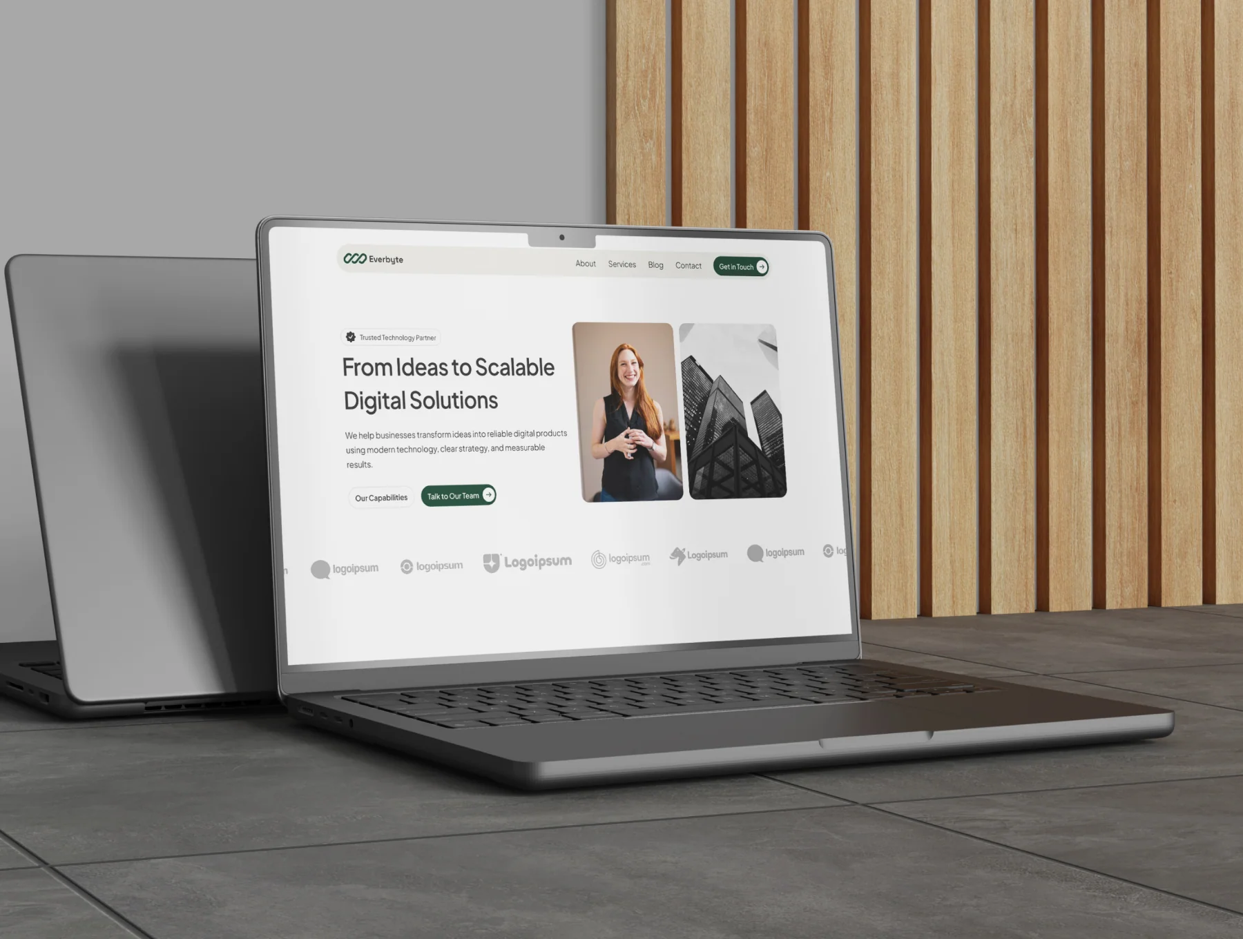 Modern IT Company Profile Everbyte UI Kit 3