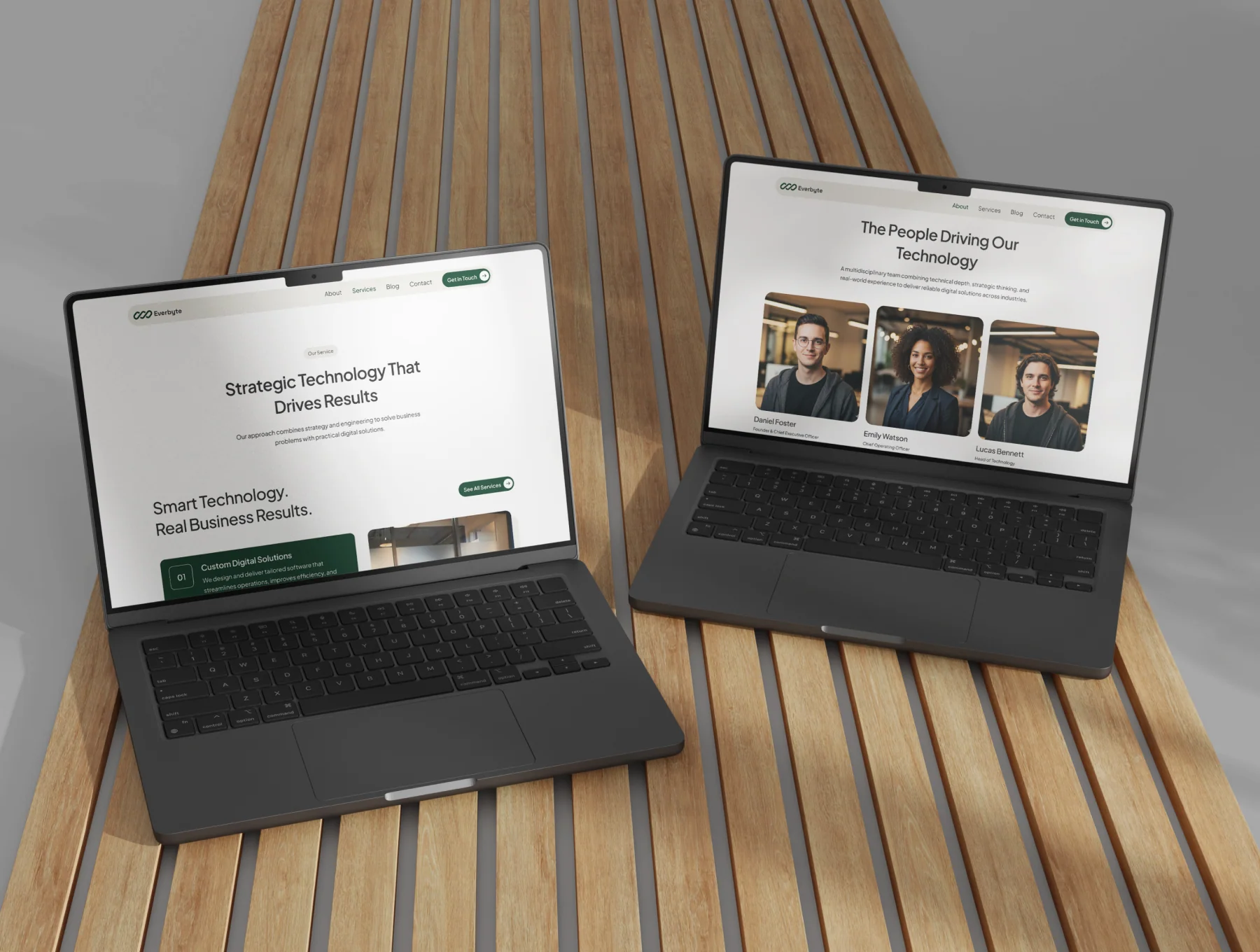 Modern IT Company Profile Everbyte UI Kit 4