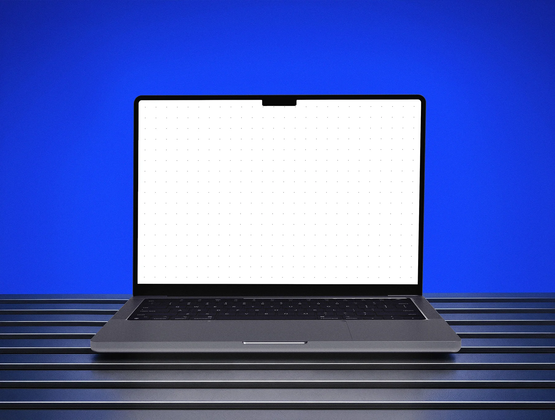 Modern Laptop Mockup – 3 Editable PSD Scenes 4