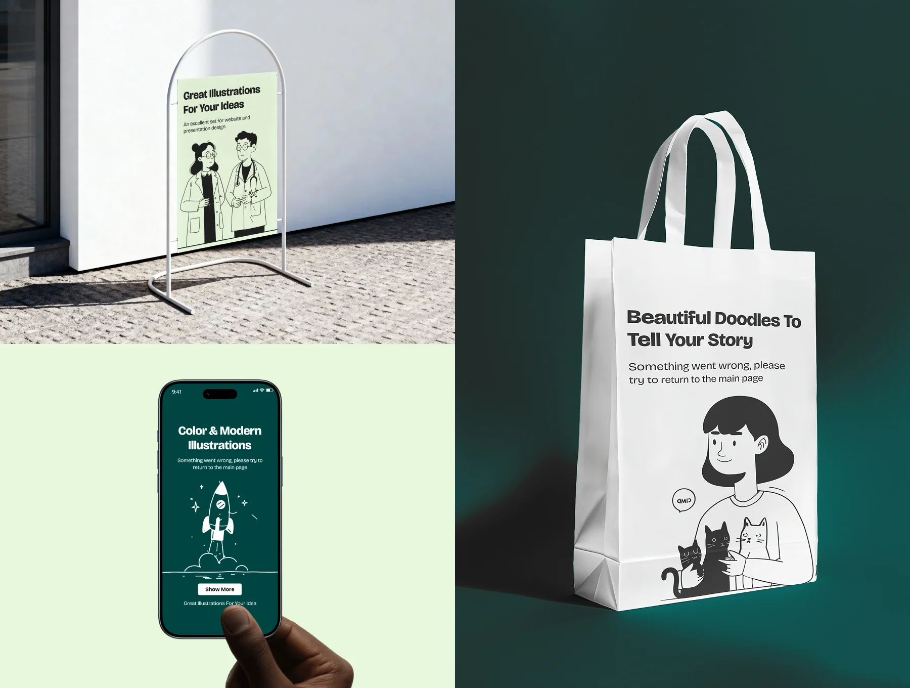 Modern Lifestyle Illustrations for Health, Travel & Everyday Living 3