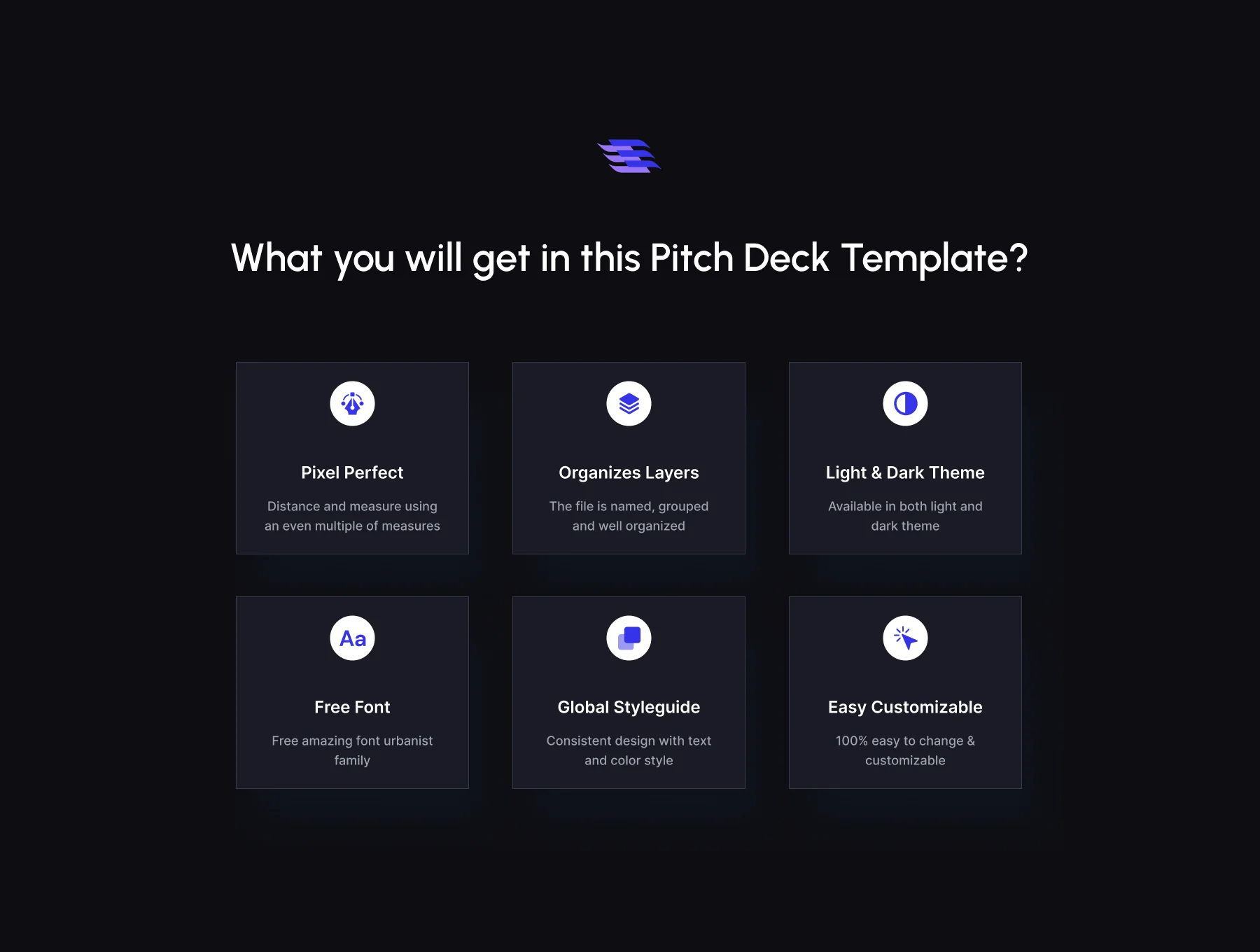 Modern Marketing Agency Pitch Deck – Figma File (Light & Dark Theme) 2