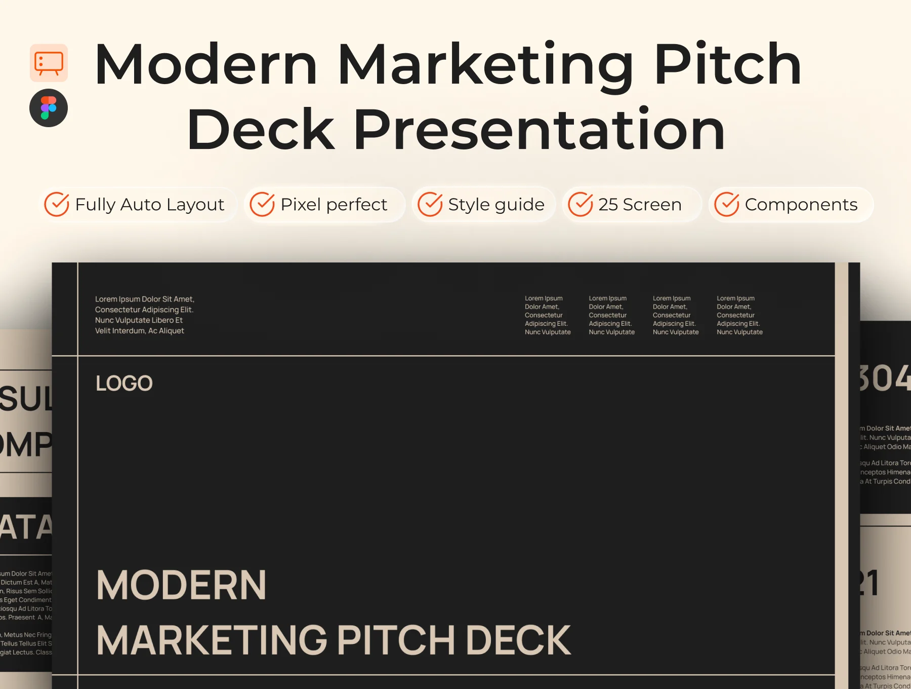 Modern Marketing Pitch Deck Presentation