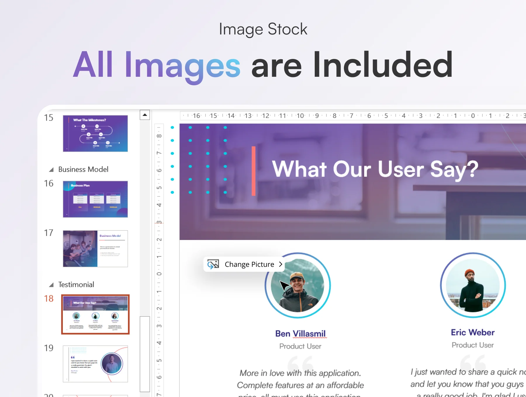 Modern Pitch Deck Keynote Presentation Template 4