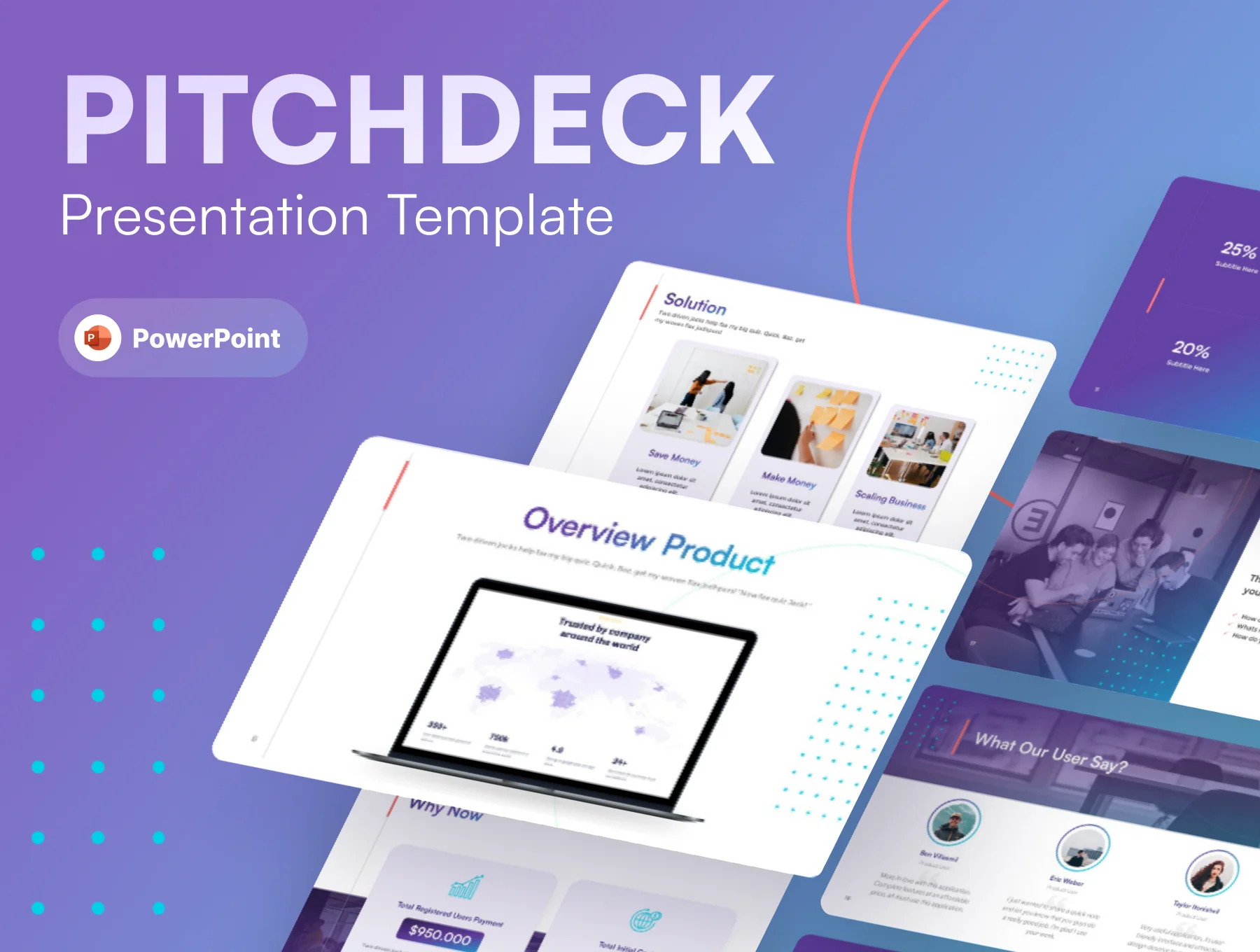 Modern Pitch Deck PowerPoint Presentation Template