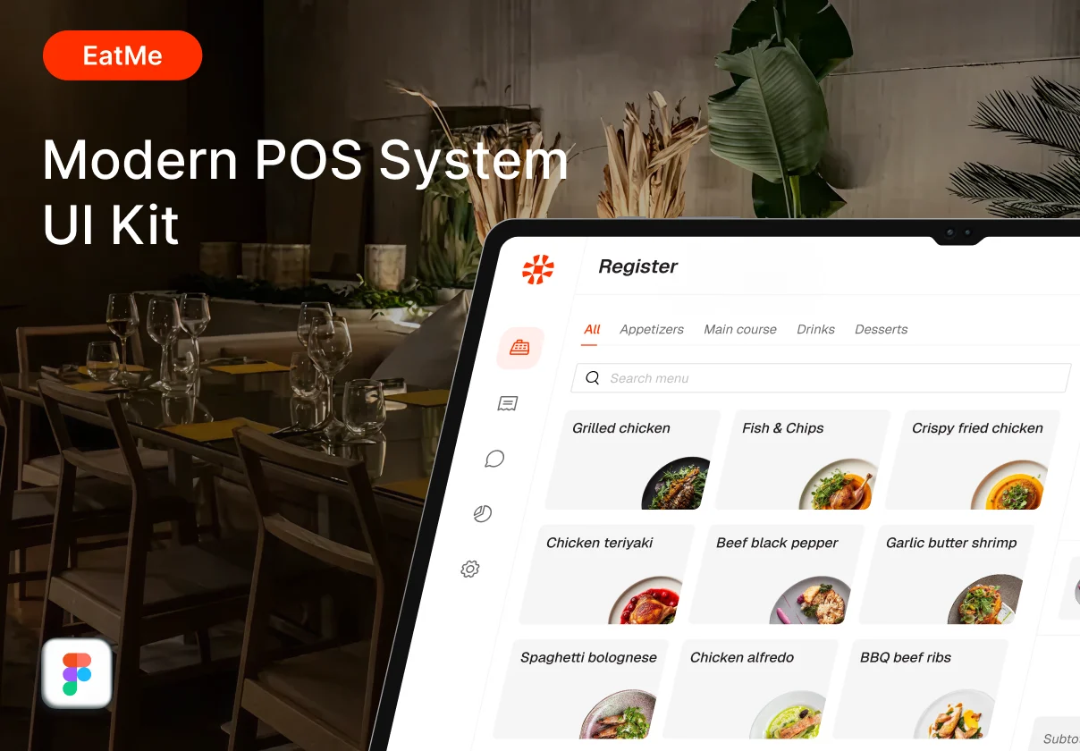 Modern POS System UI Kit