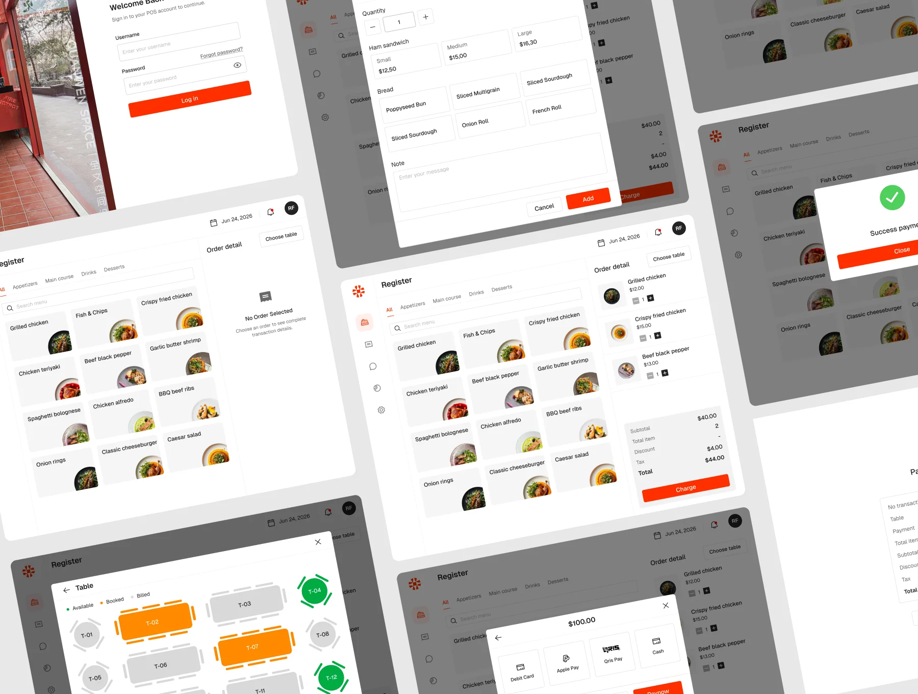 Modern POS System UI Kit 2