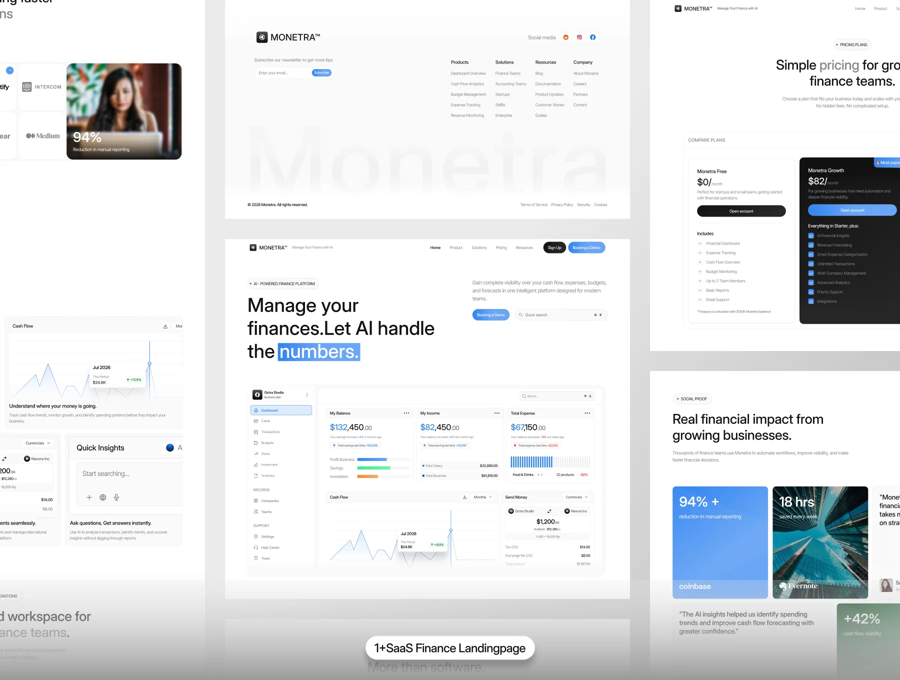 Modern SaaS Landing Page Collection 4