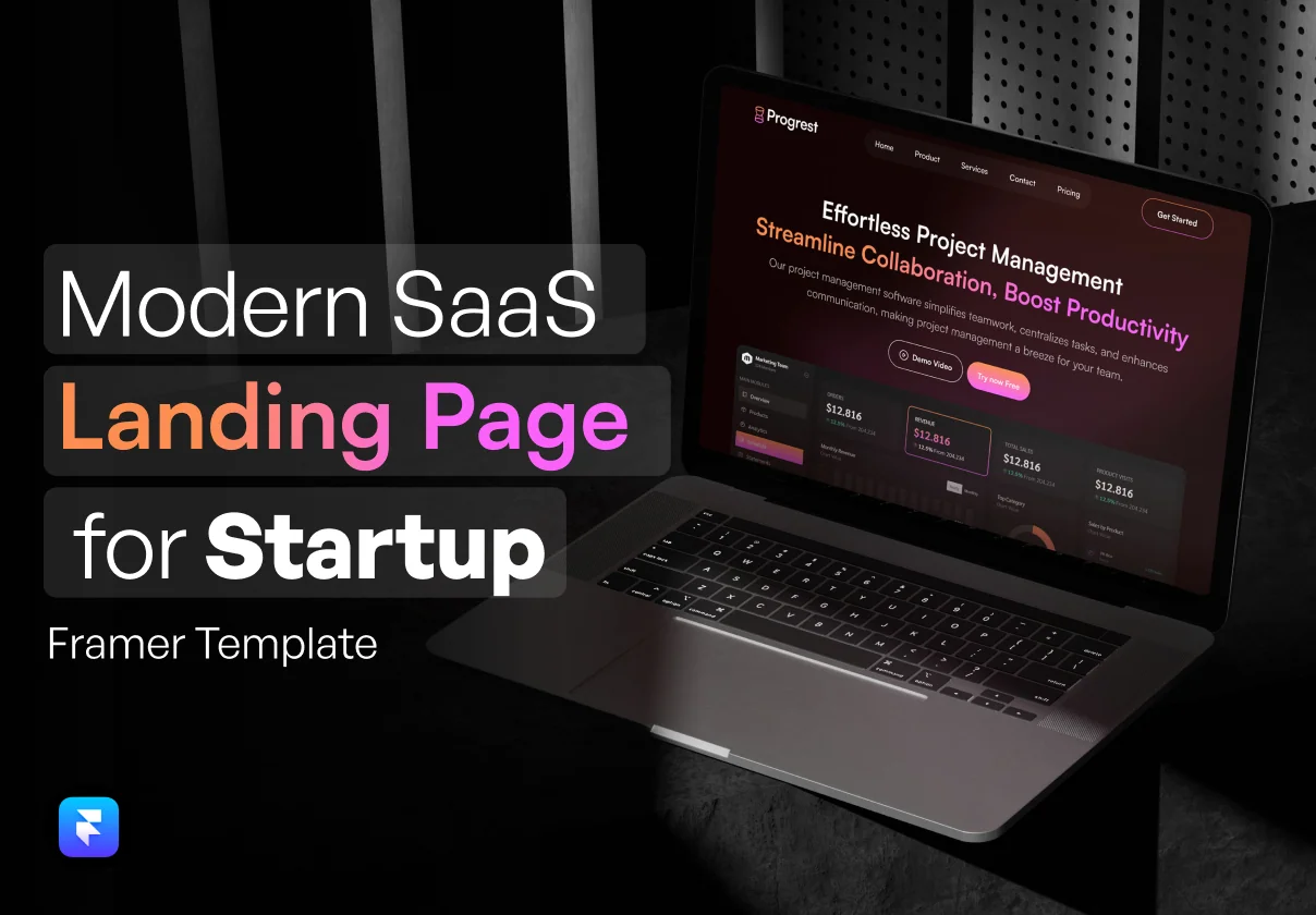 Modern SaaS Landing Page for Startup