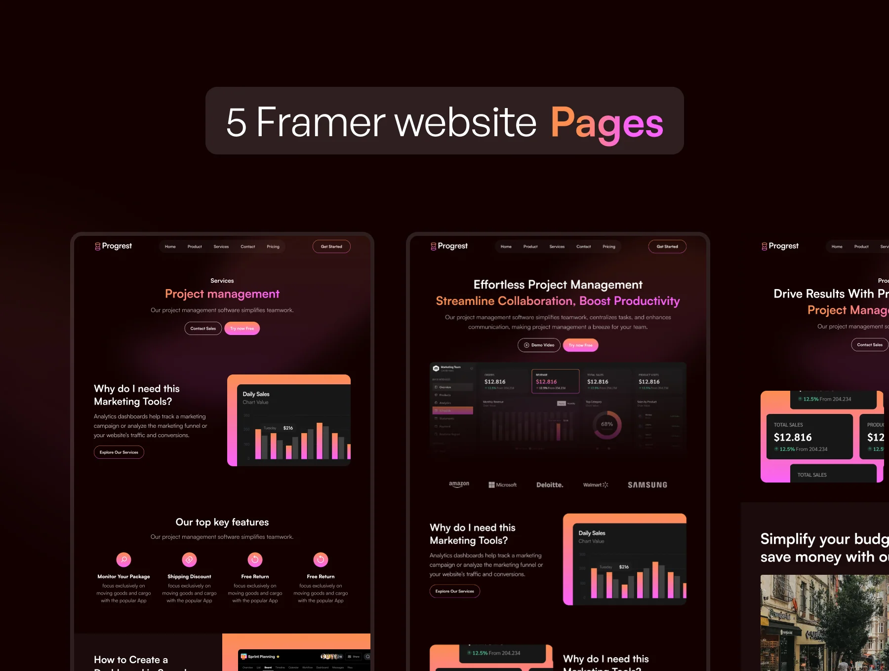 Modern SaaS Landing Page for Startup 2