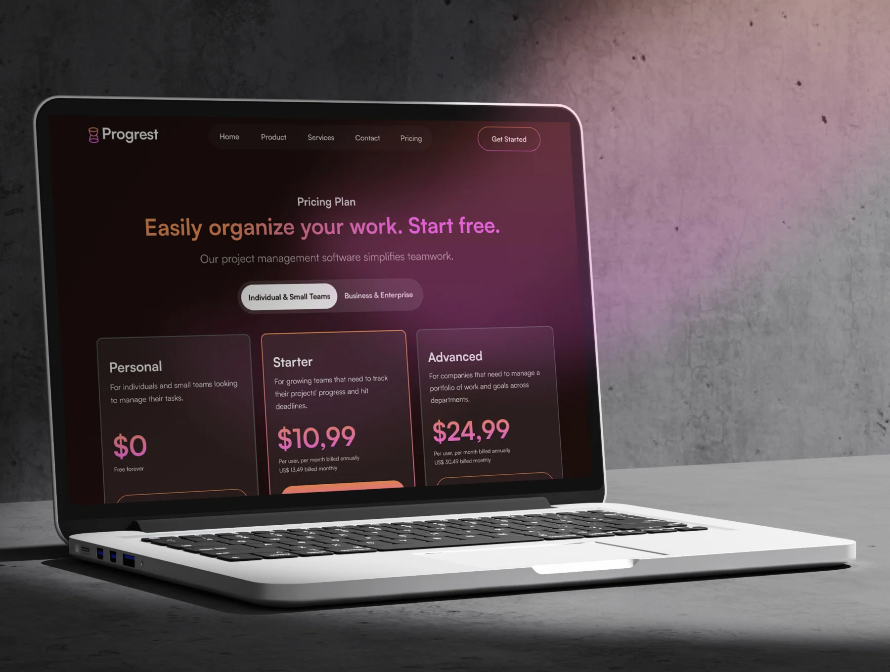 Modern SaaS Landing Page for Startup 5