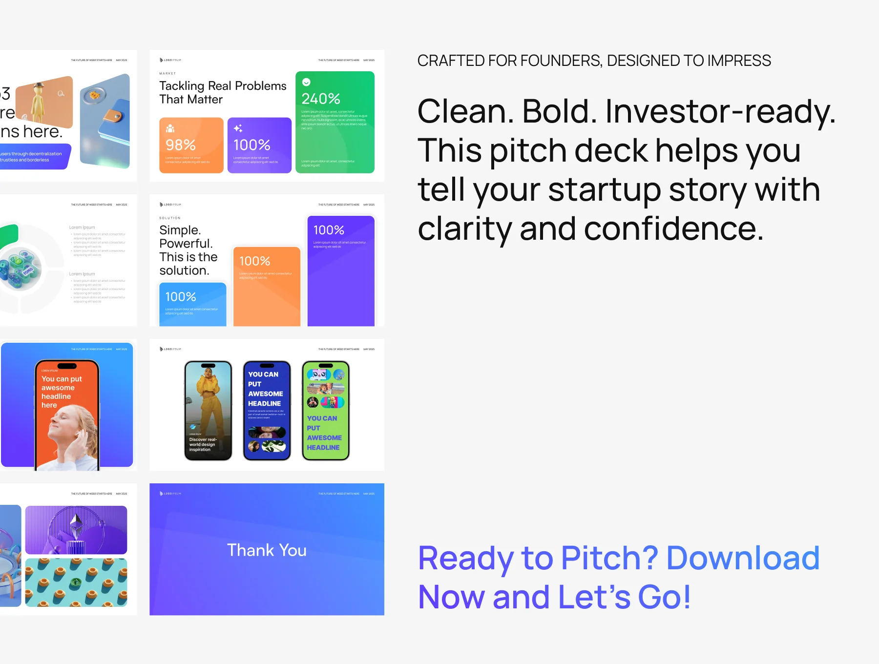 Modern Pitch Deck Template 4