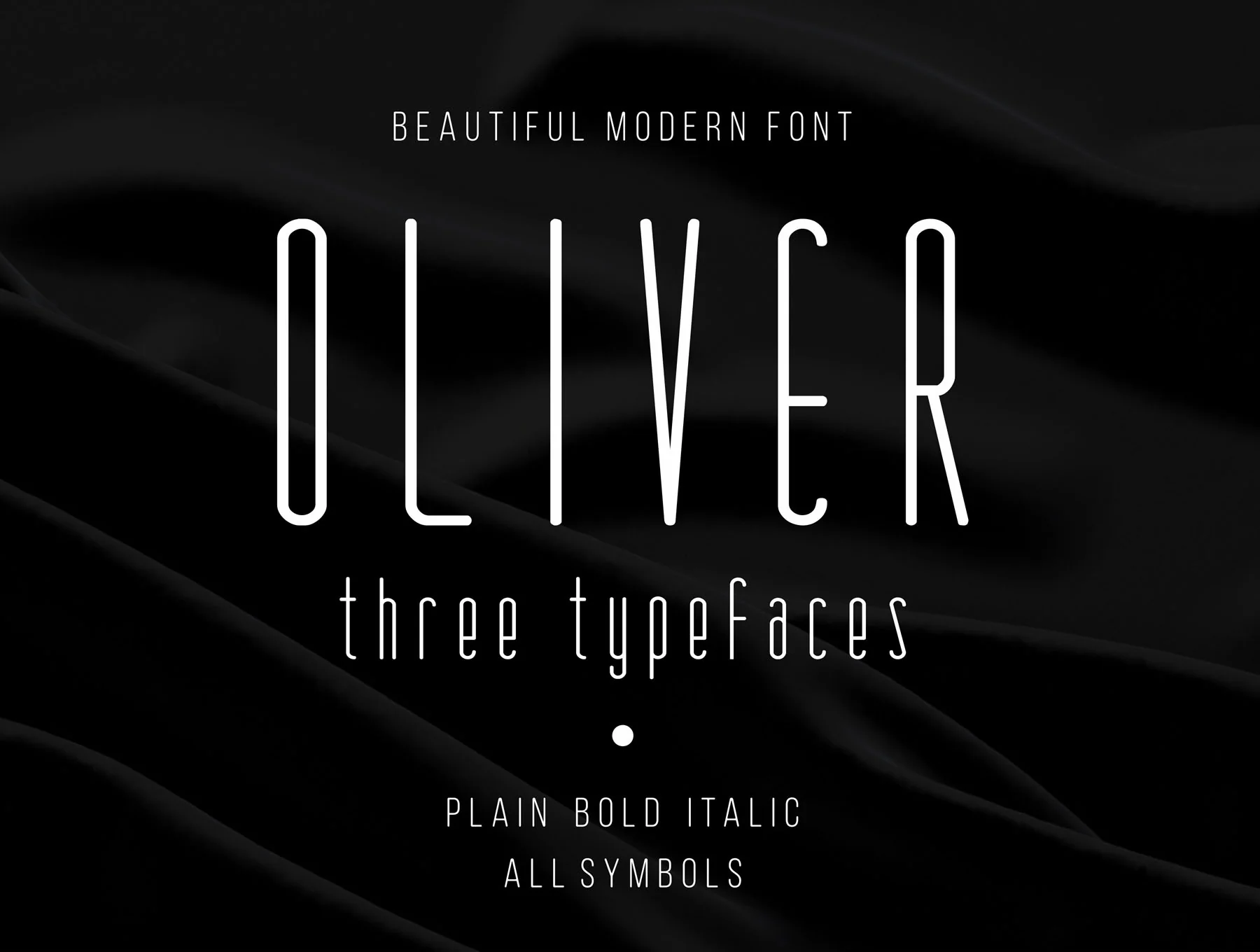Oliver modern font
