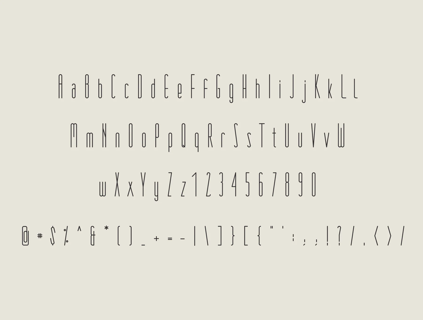 Oliver modern font 2