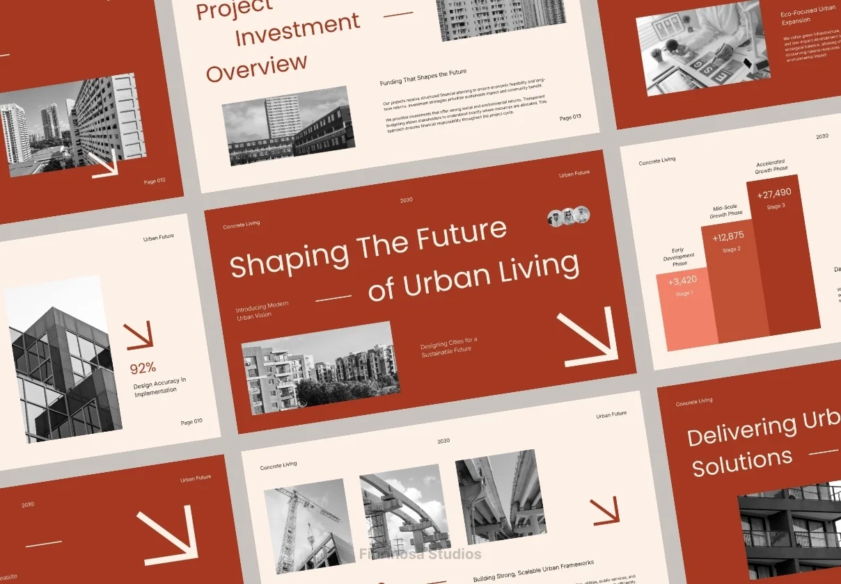 Modern Urban Development Pitch Deck