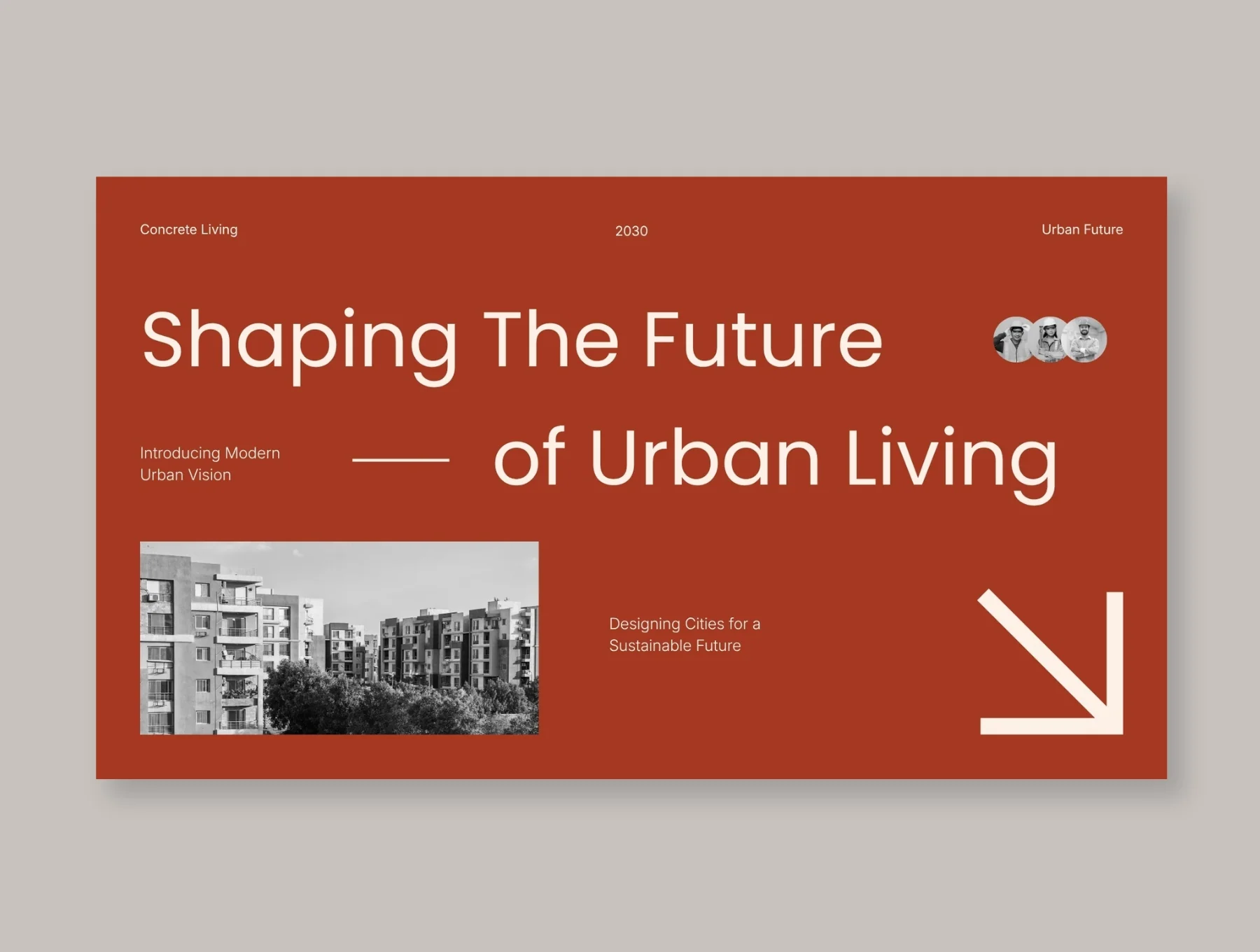 Modern Urban Development Pitch Deck