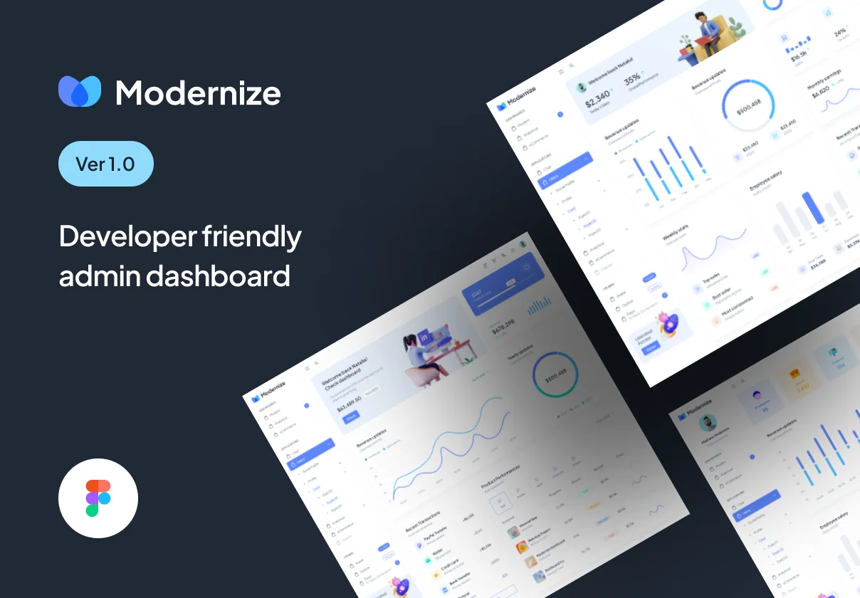 Modernize - Figma Admin Dashboard UI Kit