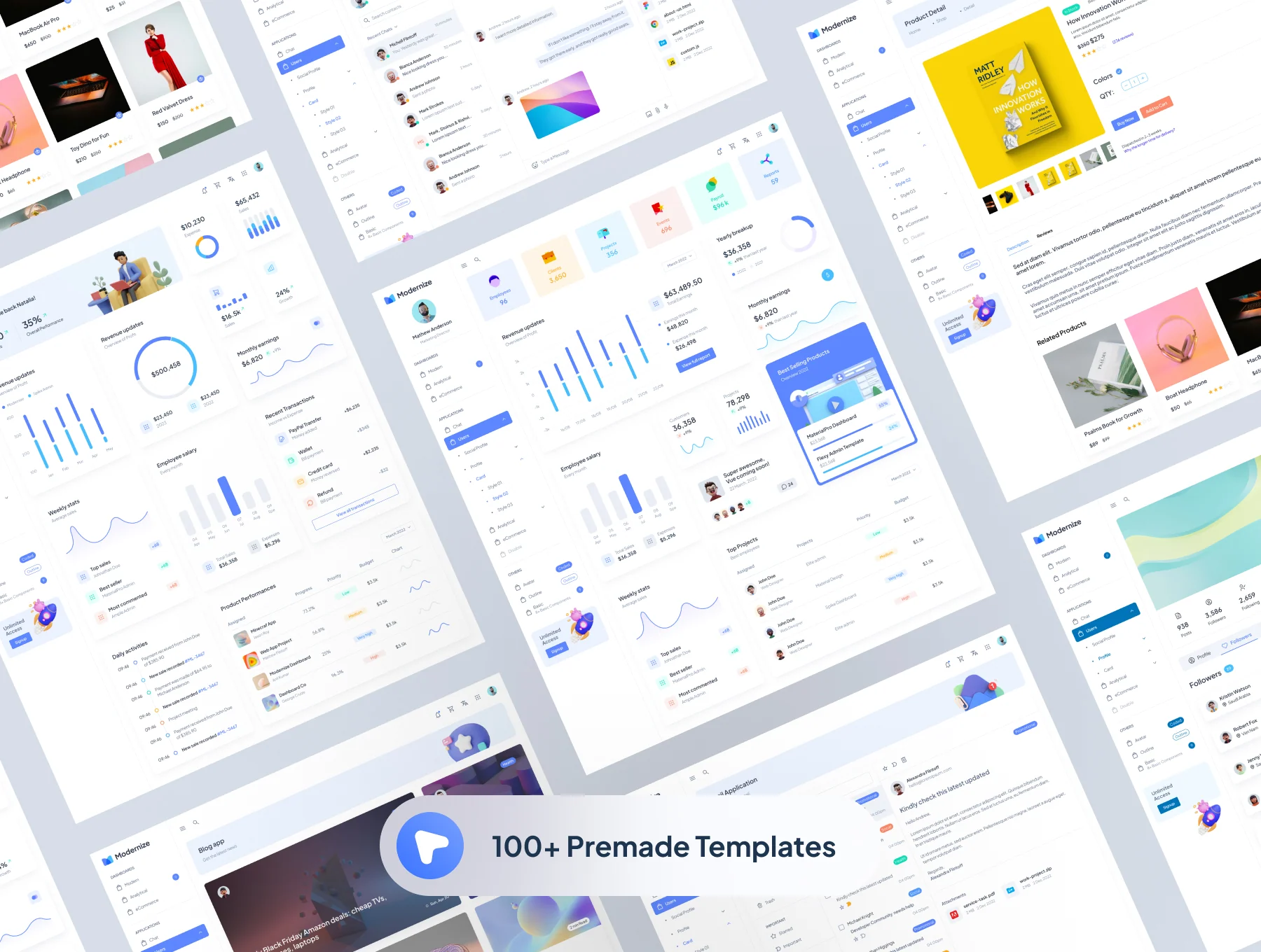 Modernize - Figma Admin Dashboard UI Kit 2