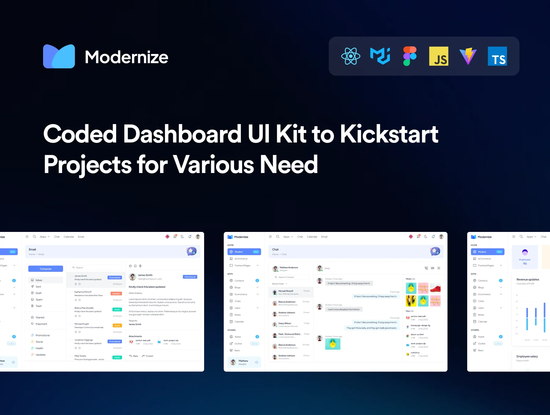 Modernize React MUI Admin Dashboard Template