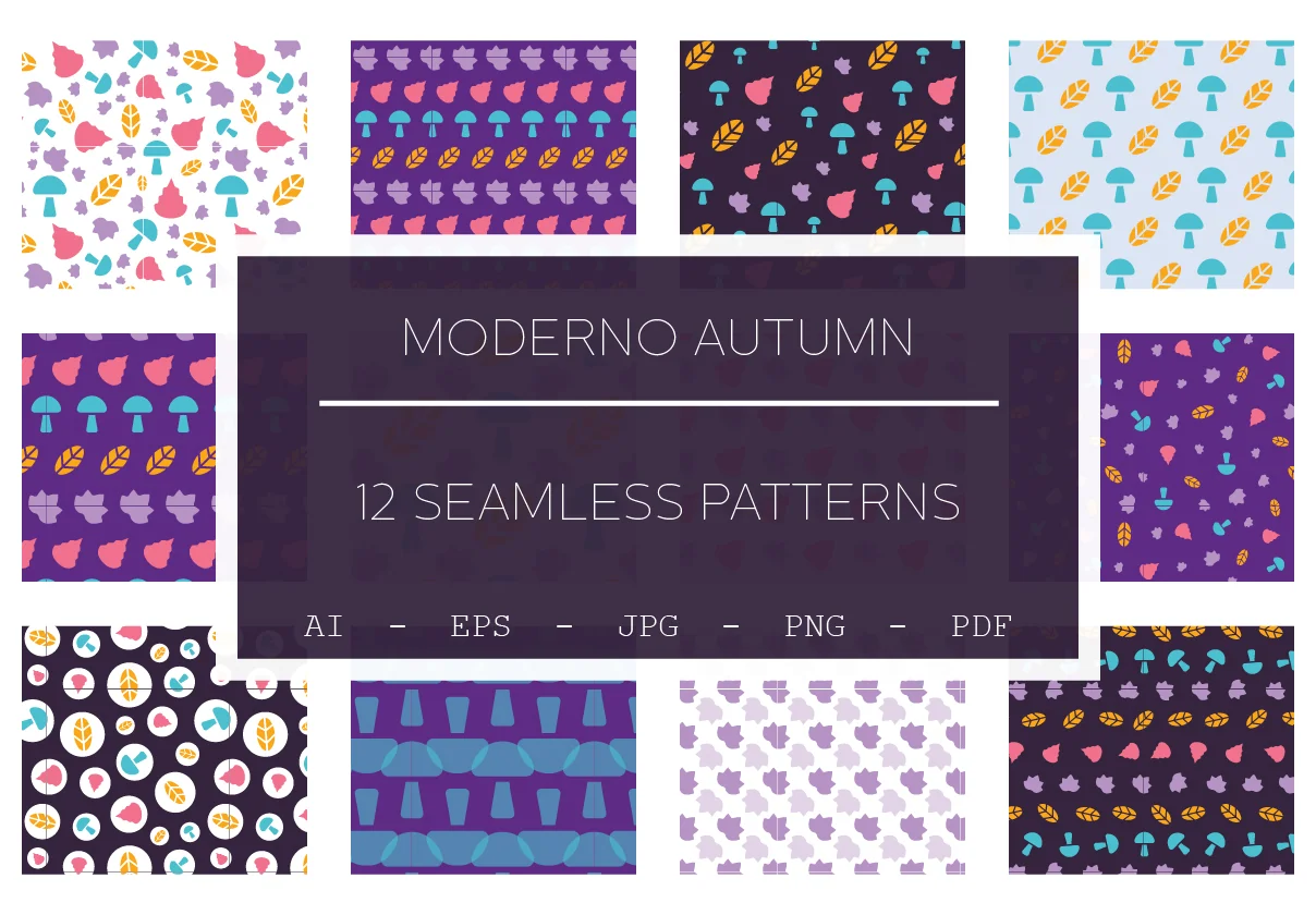 Moderno Autumn Seamless patterns
