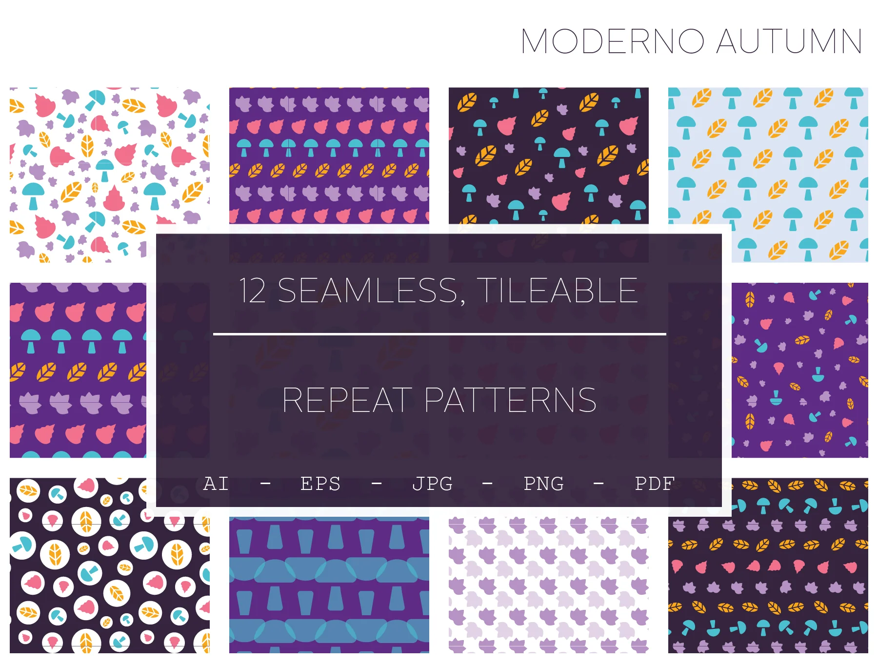 Moderno Autumn Seamless patterns