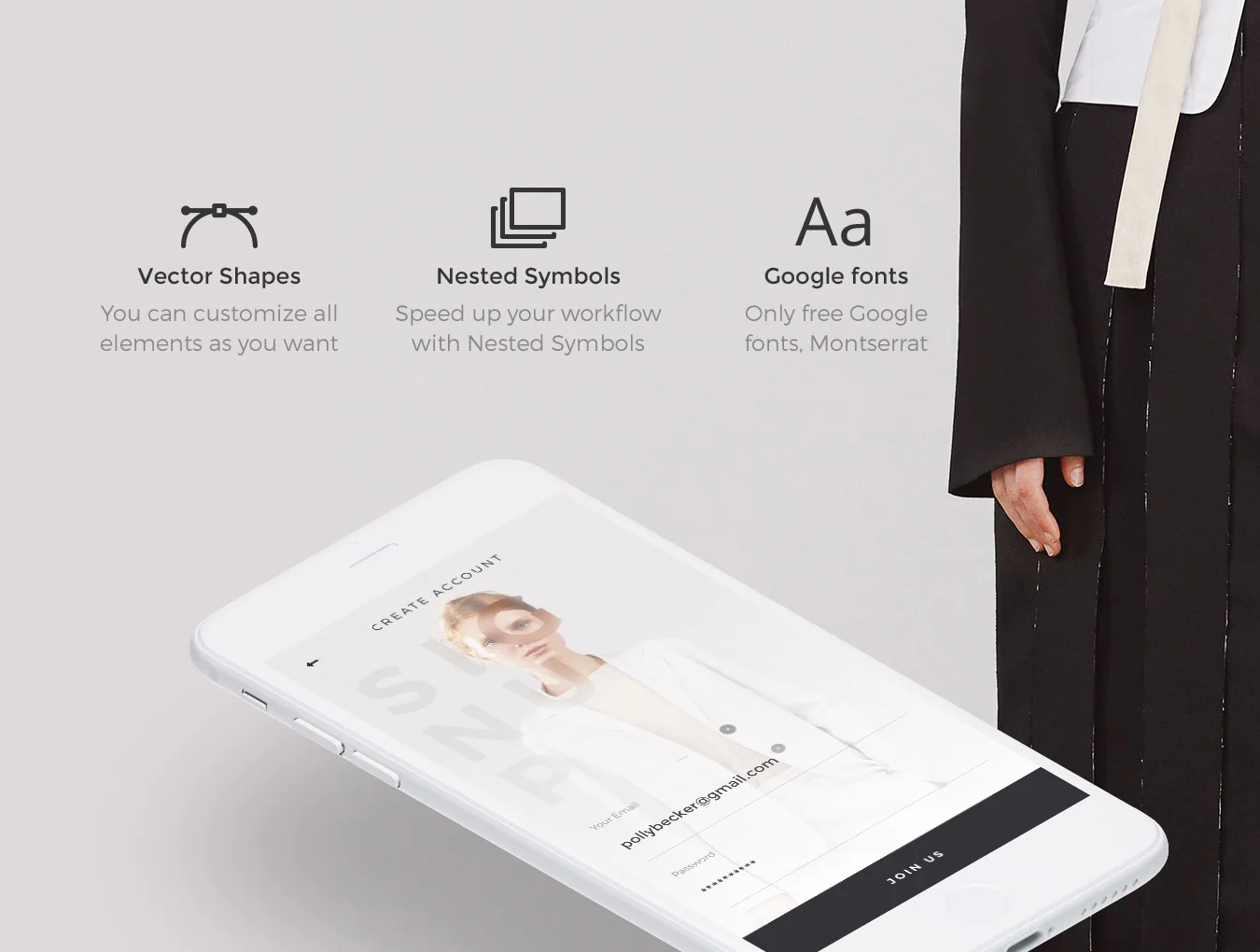 Modisch iOS UI Kit 3