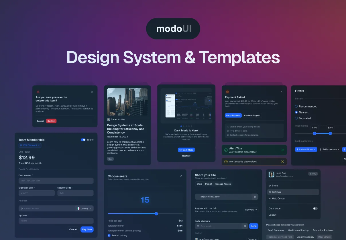 ModoUI - Design System 2.0