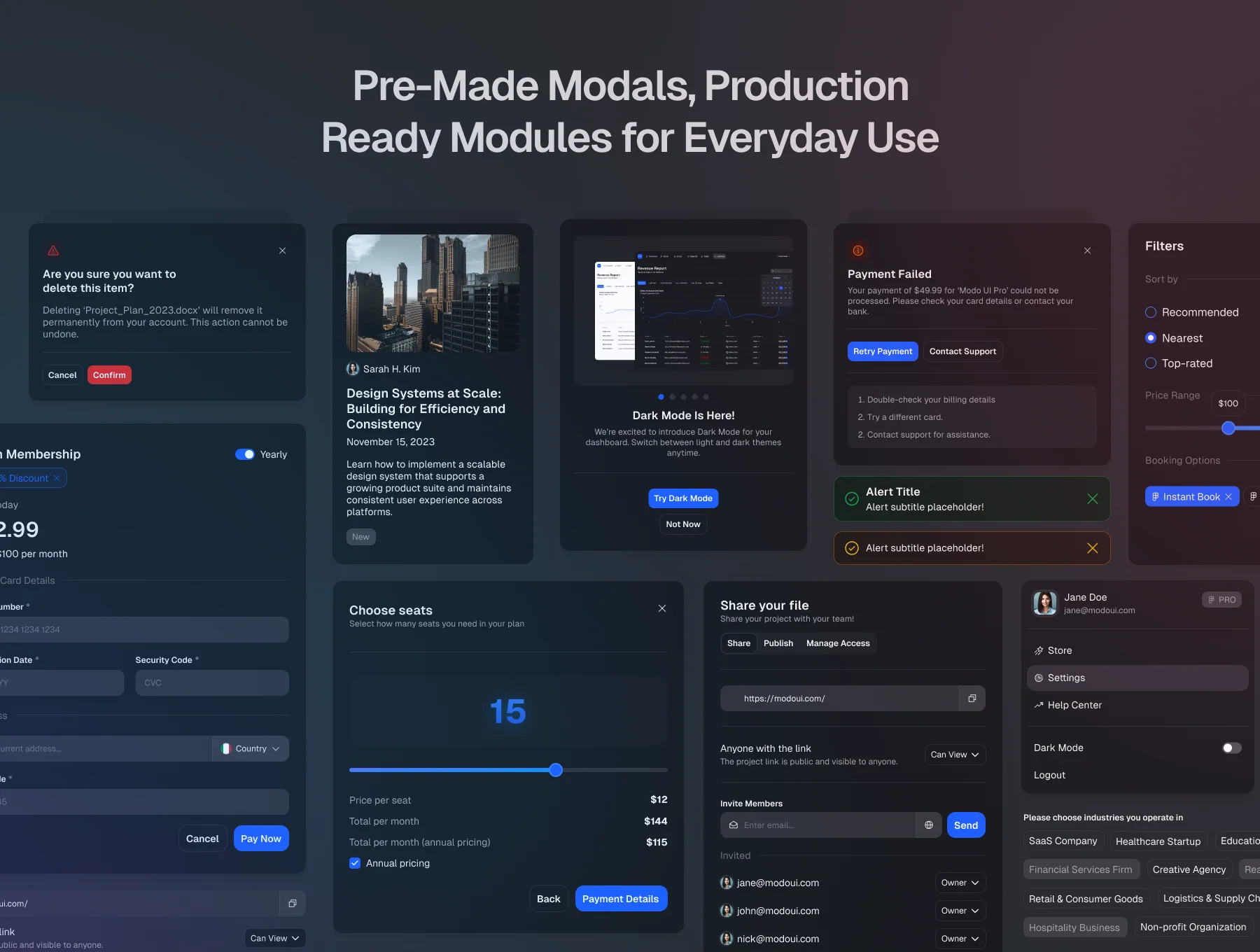 ModoUI - Design System 2.0 2