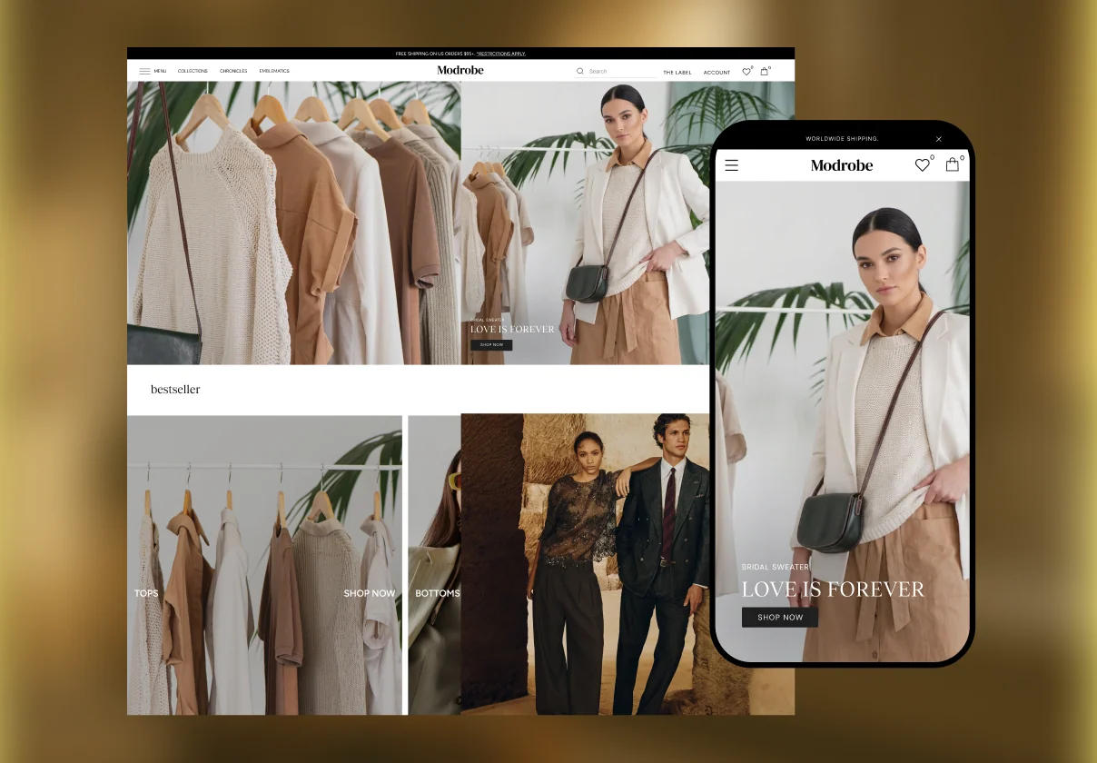 Modrobe – Fashion E-commerce Website UI Kit