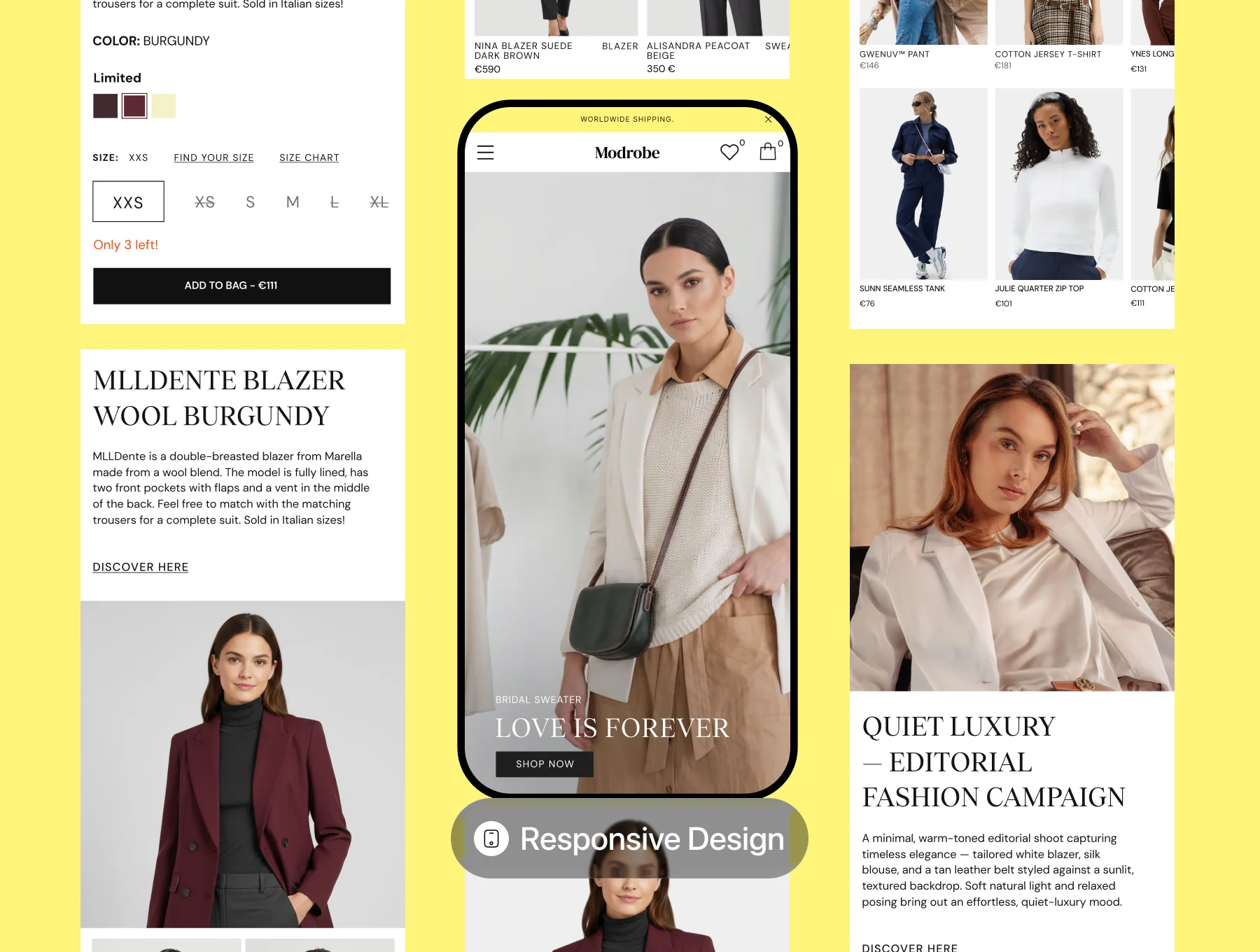 Modrobe – Fashion E-commerce Website UI Kit 3