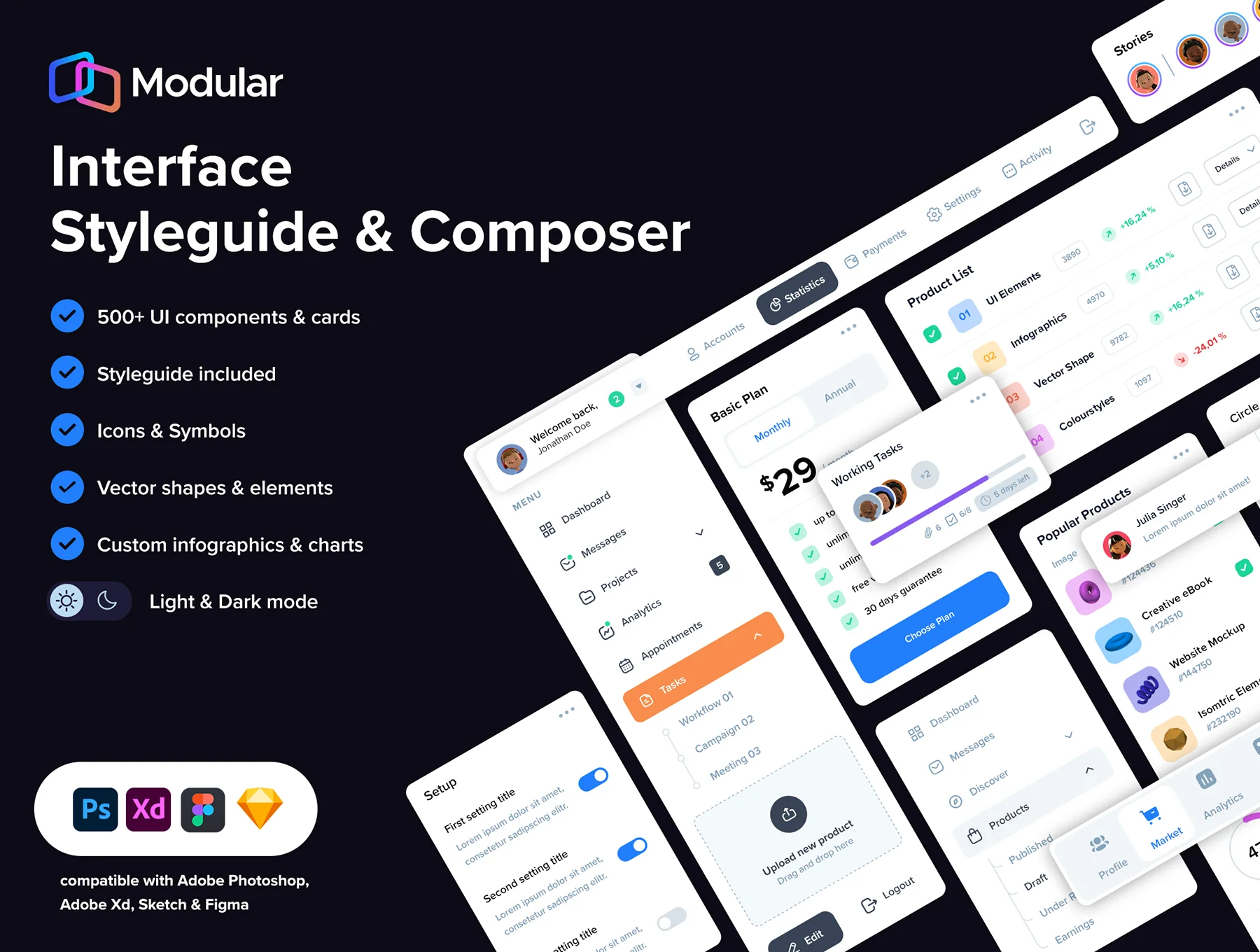 Modular - UI Styleguide & Composer