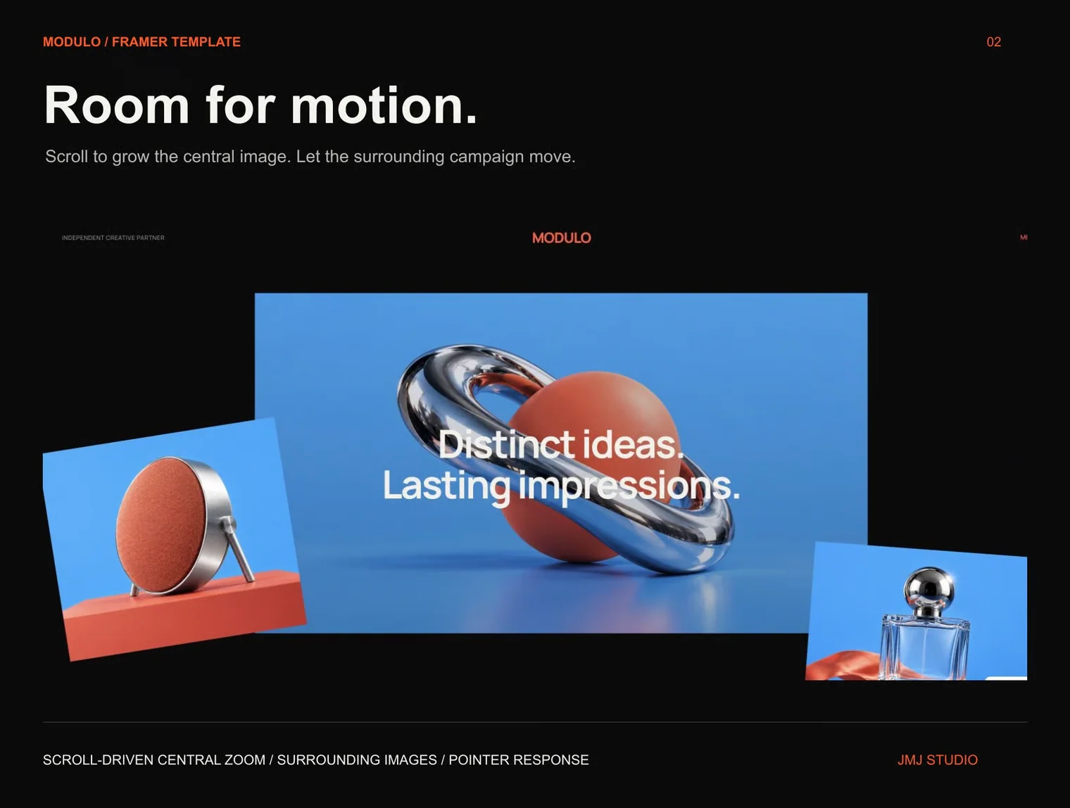 MODULO Studio — Creative Framer Template 2
