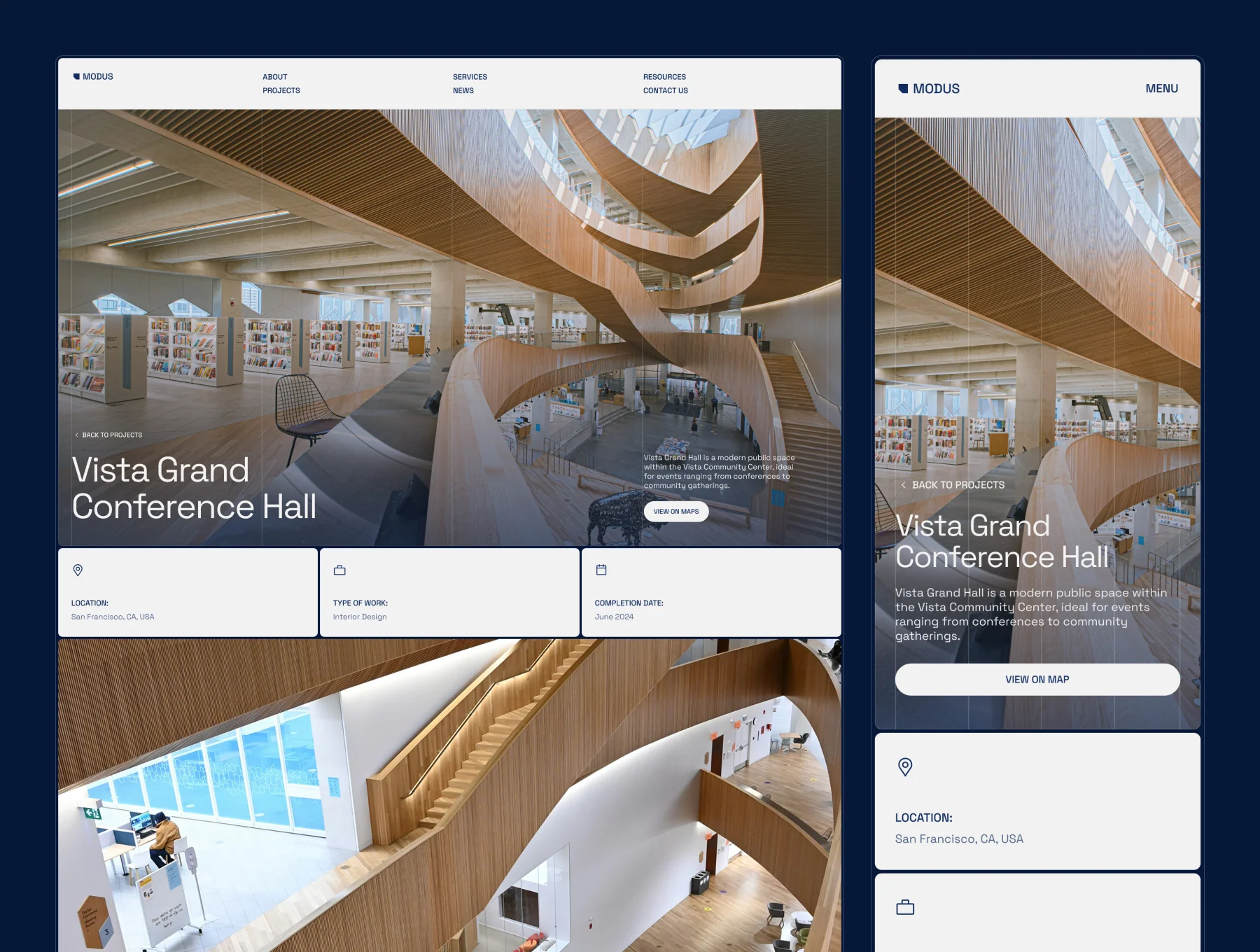 MODUS – Building Company Website 4