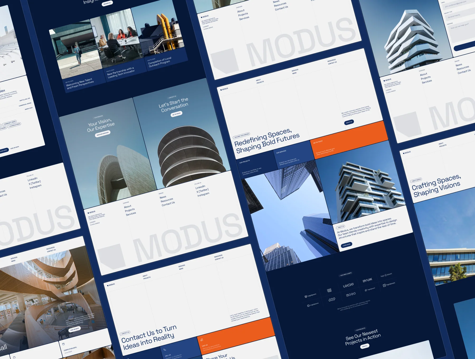MODUS – Building Company Website 5