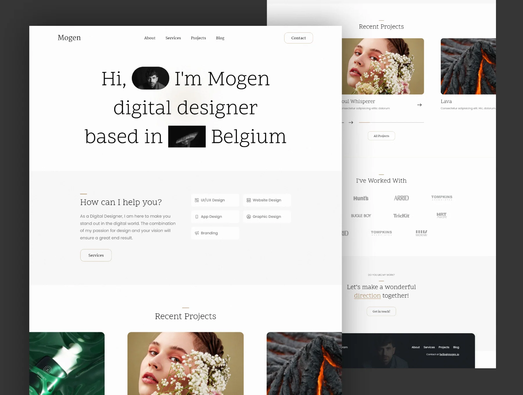 Mogen - Portfolio HTML Template