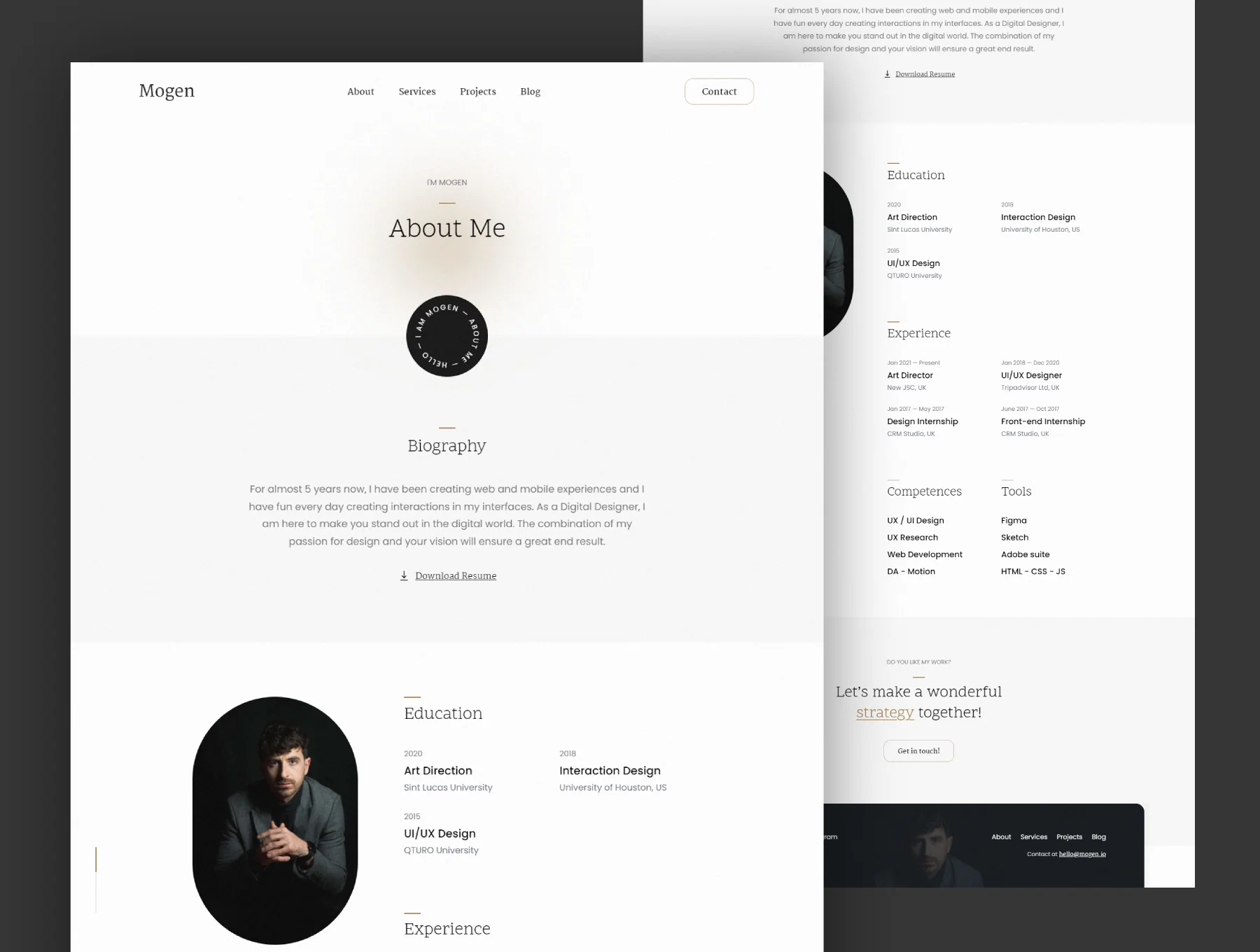 Mogen - Portfolio HTML Template 2