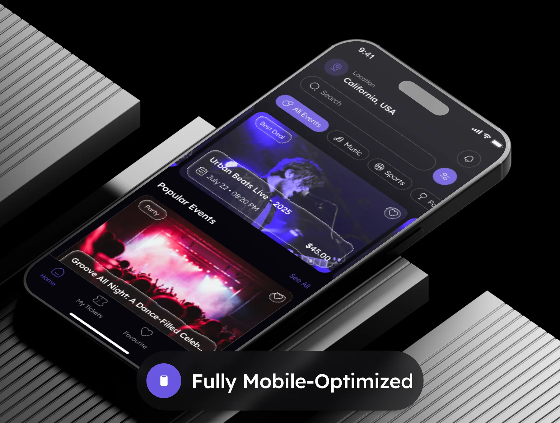 Moito - Event Booking App UI Kit 9