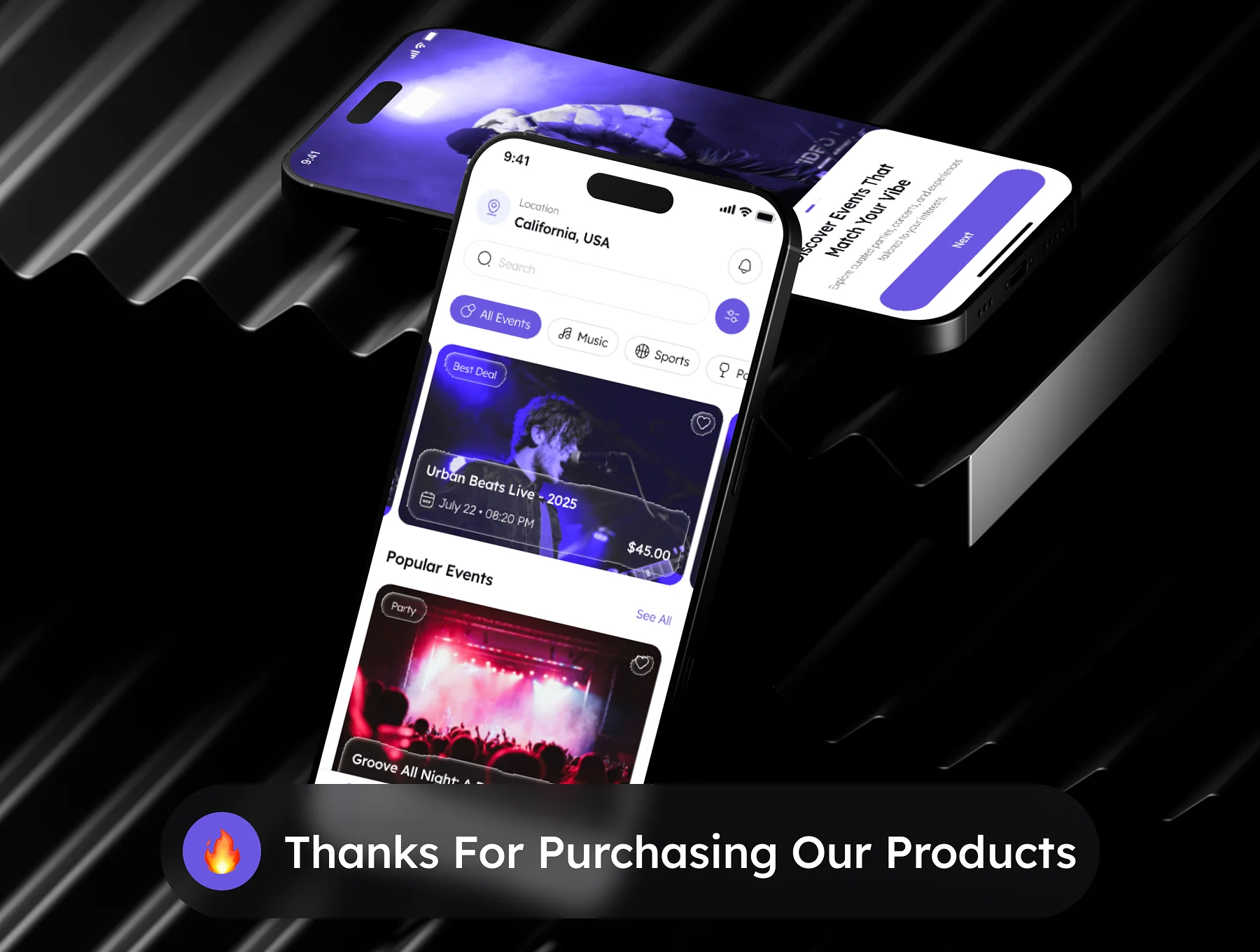 Moito - Event Booking App UI Kit 10