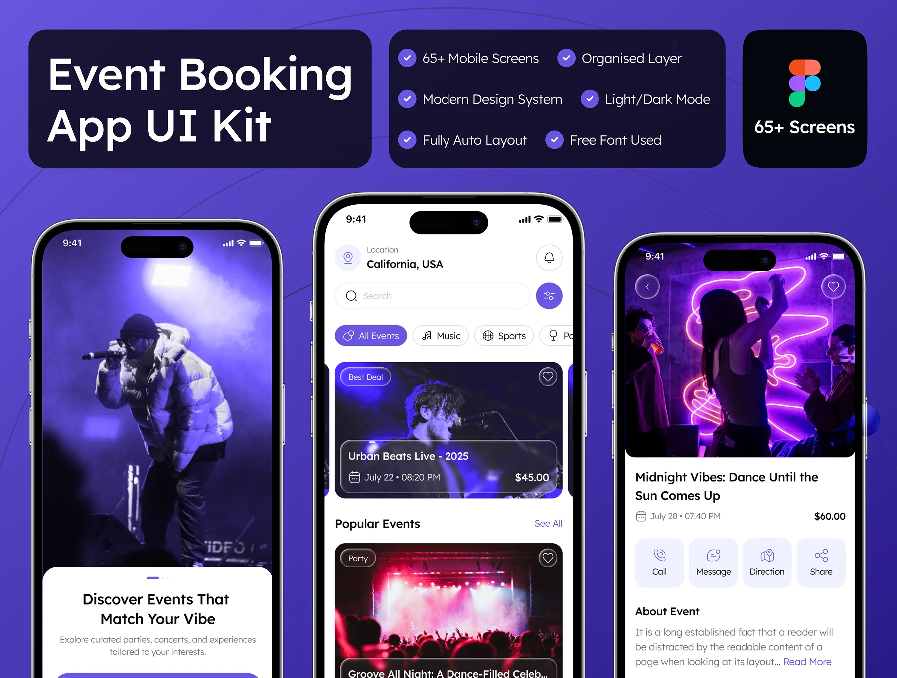 Moito - Event Booking App UI Kit