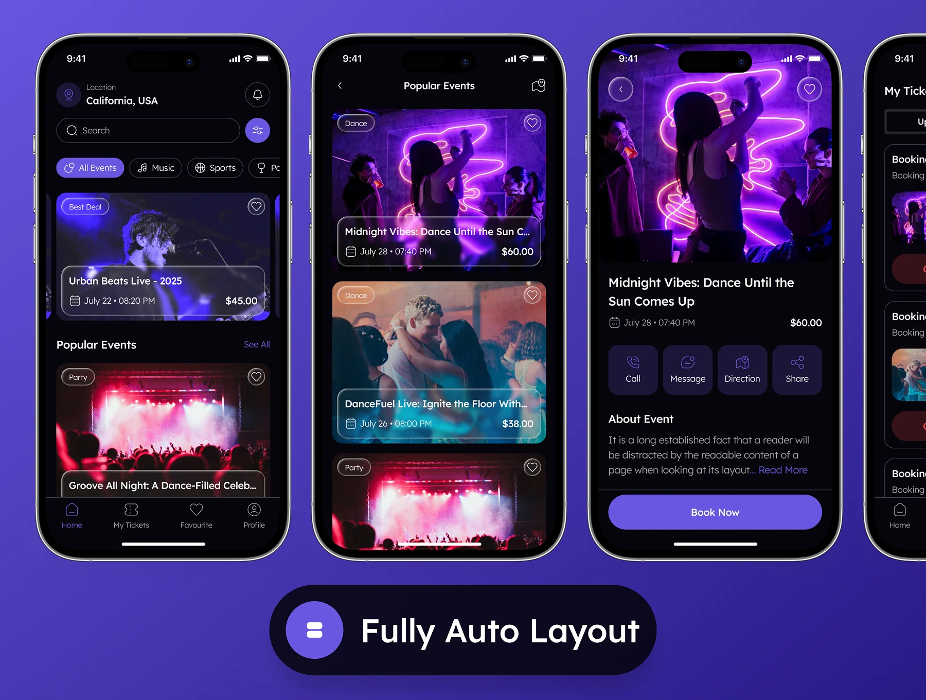 Moito - Event Booking App UI Kit 4