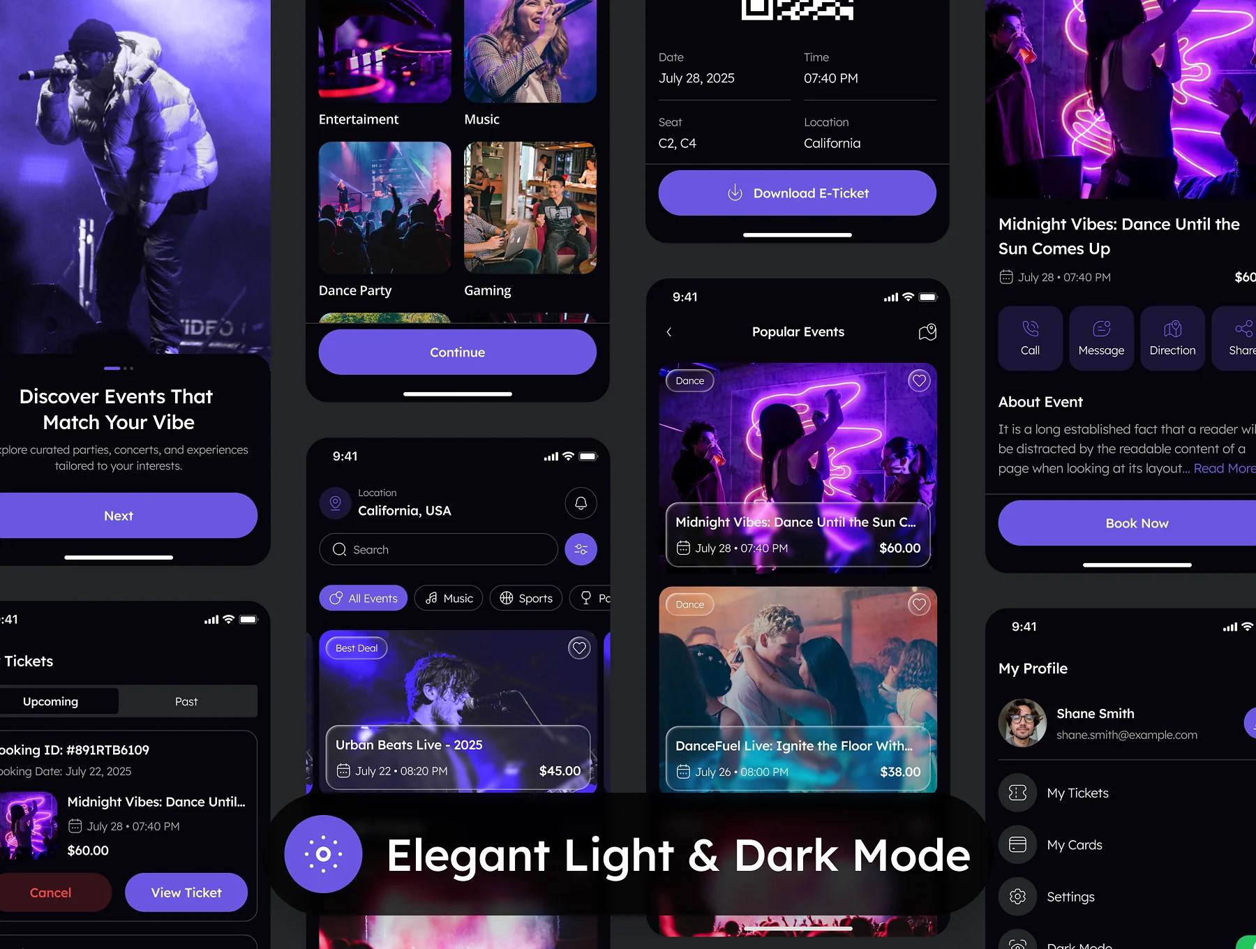 Moito - Event Booking App UI Kit 8