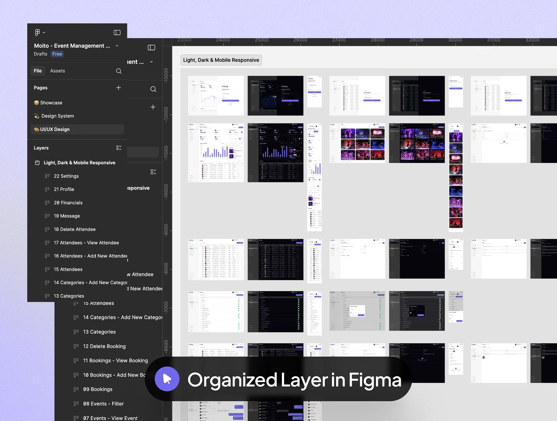 Moito - Event Management Dashboard Admin UI Kit 6